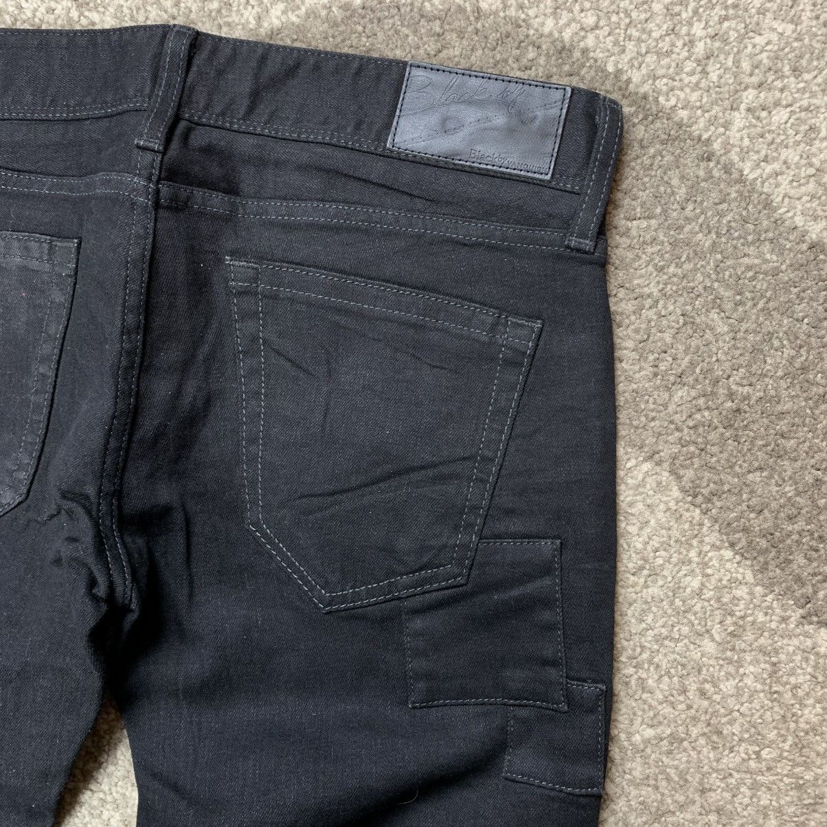 Vanquish Black By Vanquish Ripped Patchwork Skinny Jeans Size US 30 / EU 46 - 10 Thumbnail