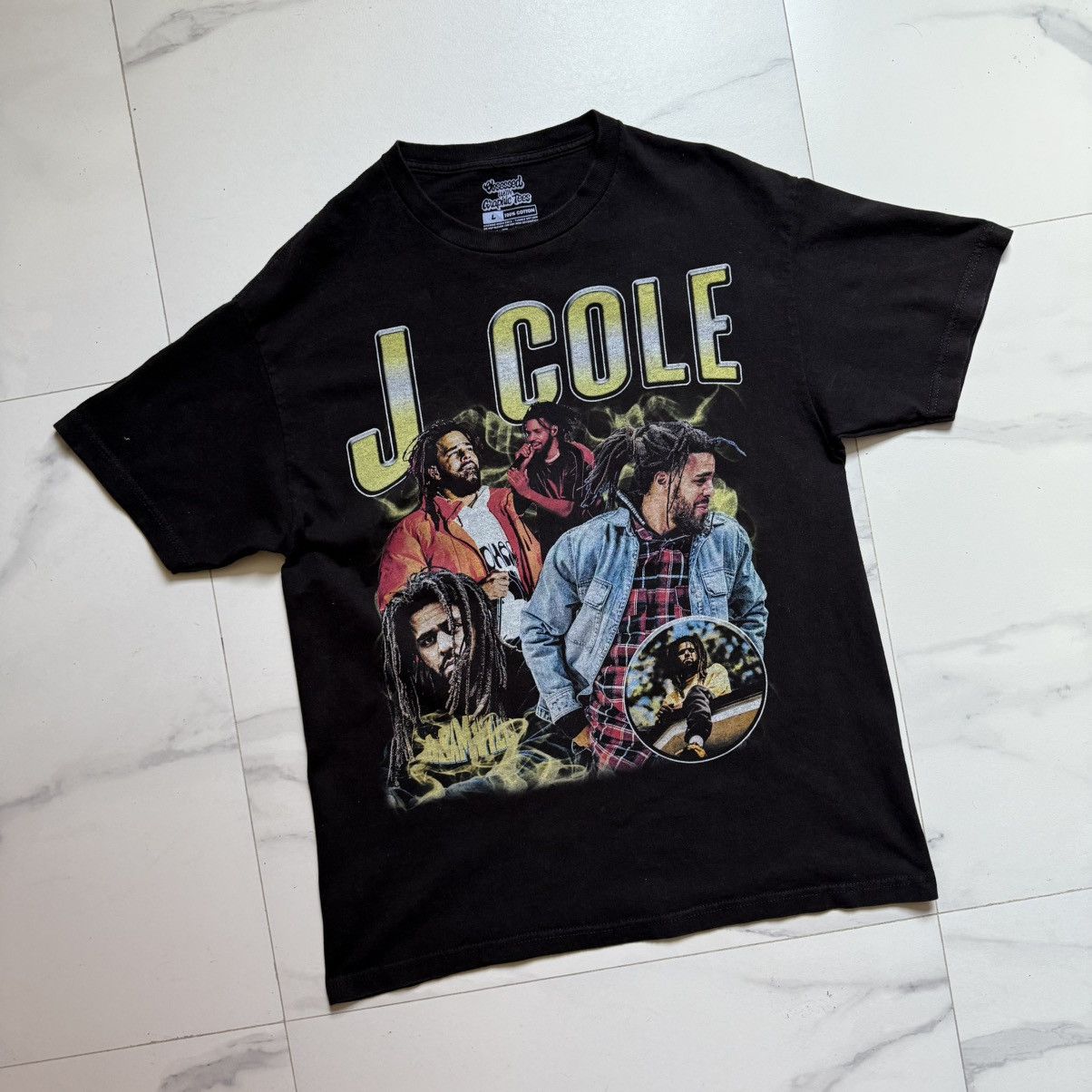 J. Cole J. Cole Big Print T-Shirt Size US L / EU 52-54 / 3 - 3 Thumbnail
