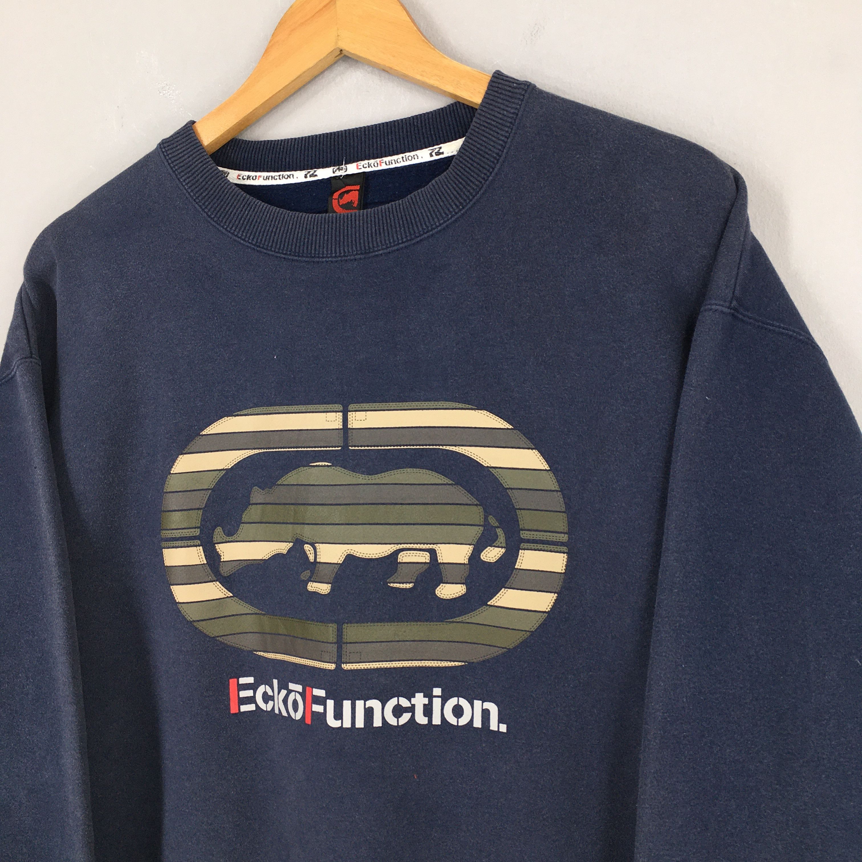 Ecko Unltd. Vintage Ecko Function Blue Sweatshirt Large Size US L / EU 52-54 / 3 - 3 Thumbnail