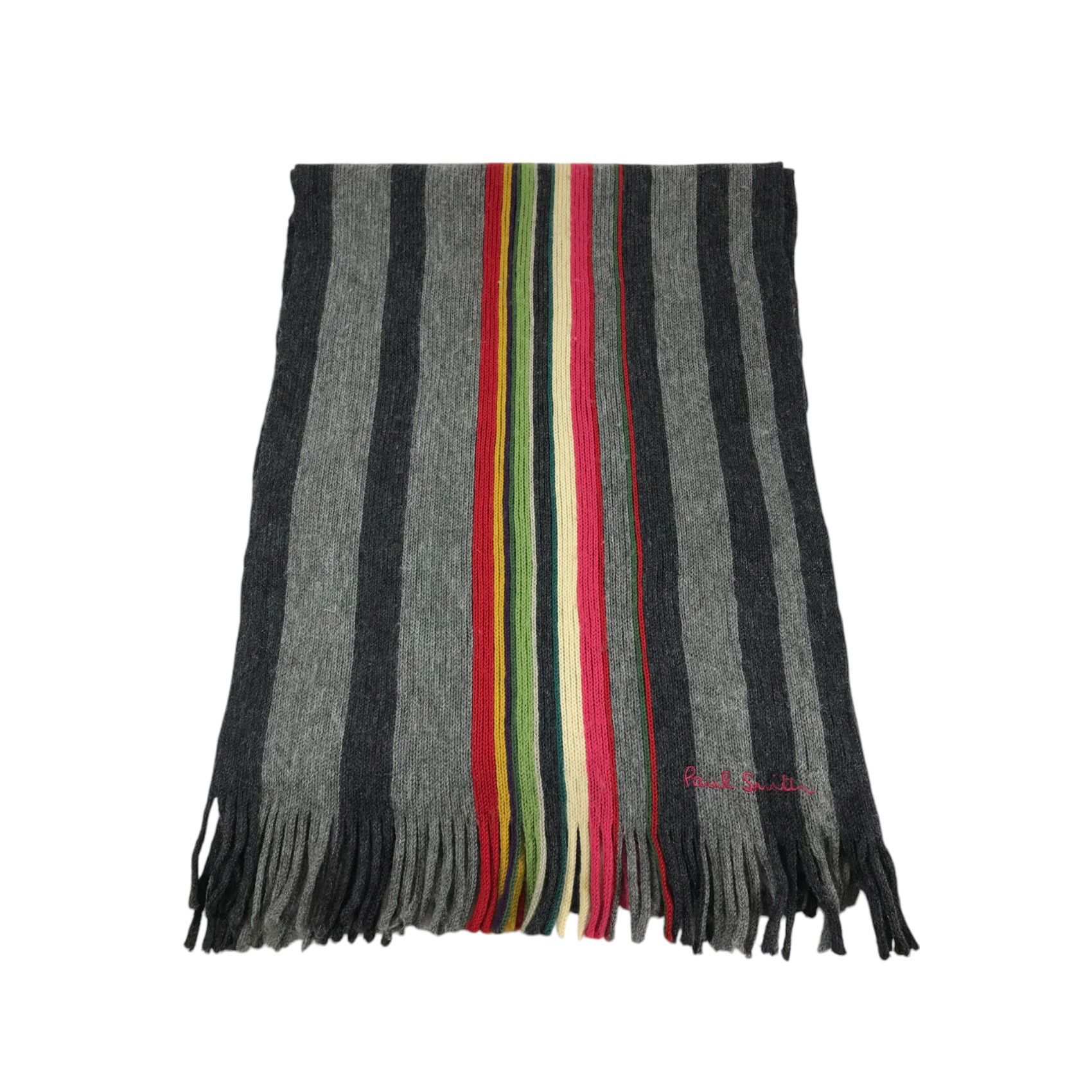 Paul Smith × Vintage Paul Smith Scarf / Muffler / Neckwear - WW1293 Size ONE SIZE - 2 Thumbnail