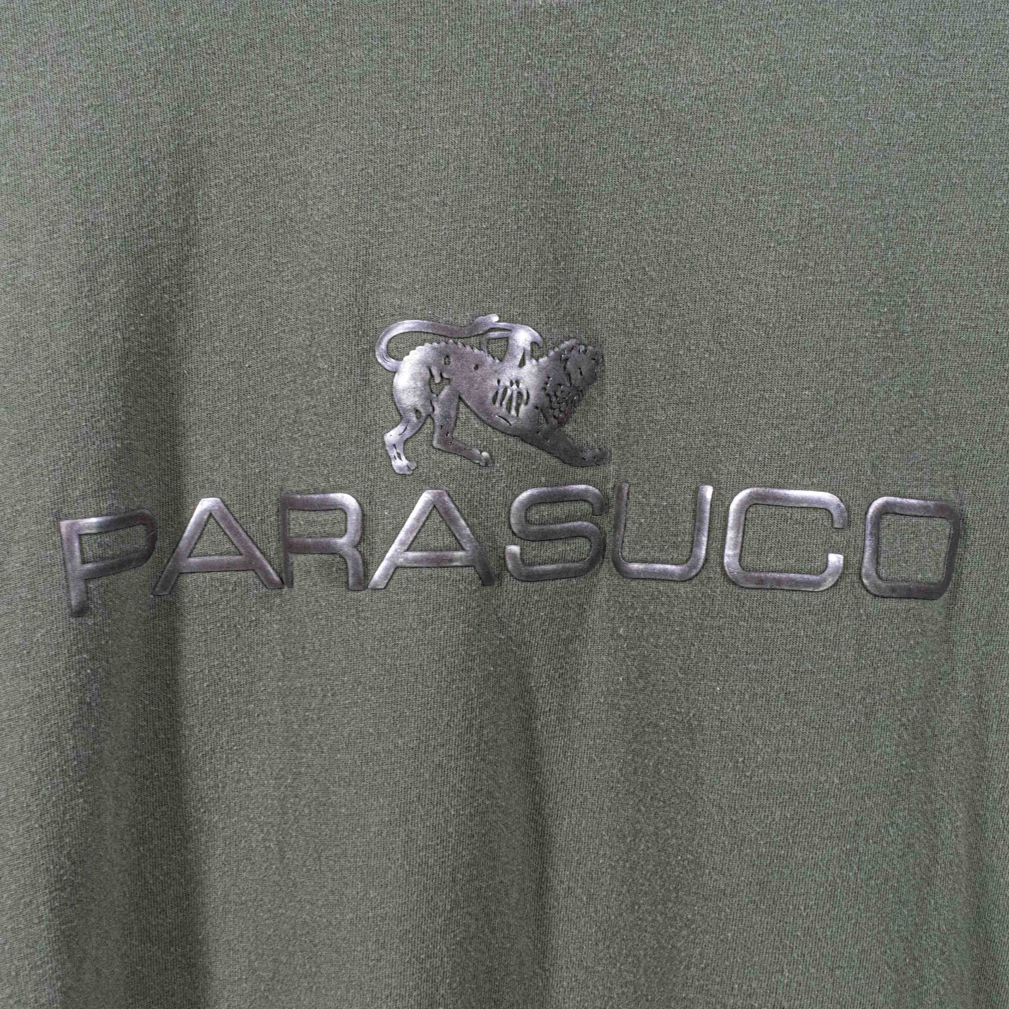 Parasuco Parasuco Jeans Logo Spell Out T-Shirt XL Y2K Hip Hop Skate Size US XL / EU 56 / 4 - 4 Thumbnail