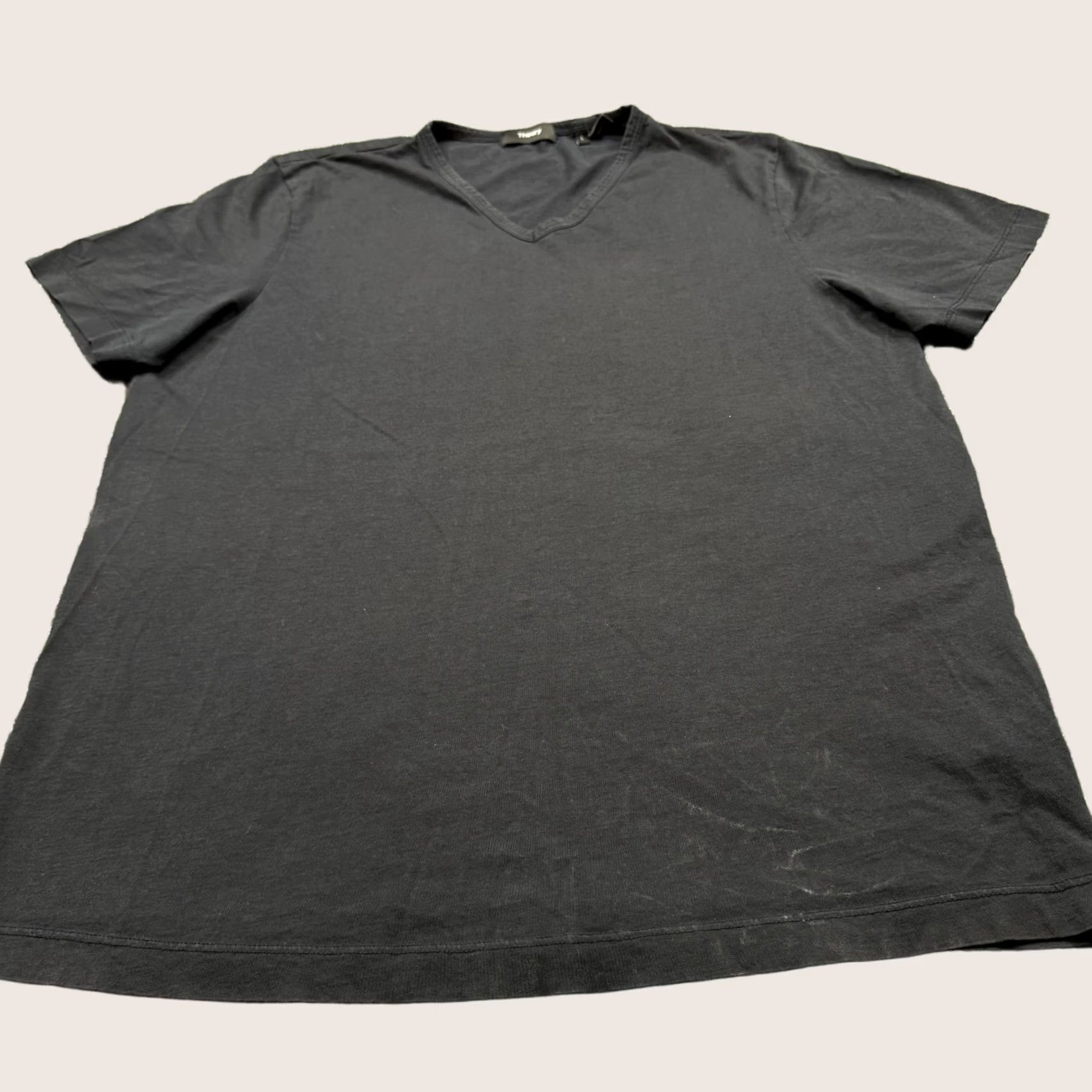 Theory Theory Shirt Mens L Blue Men Size Neck Short Sleeve Lightweight Slim Fit Tee Size US L / EU 52-54 / 3 - 1 Thumbnail
