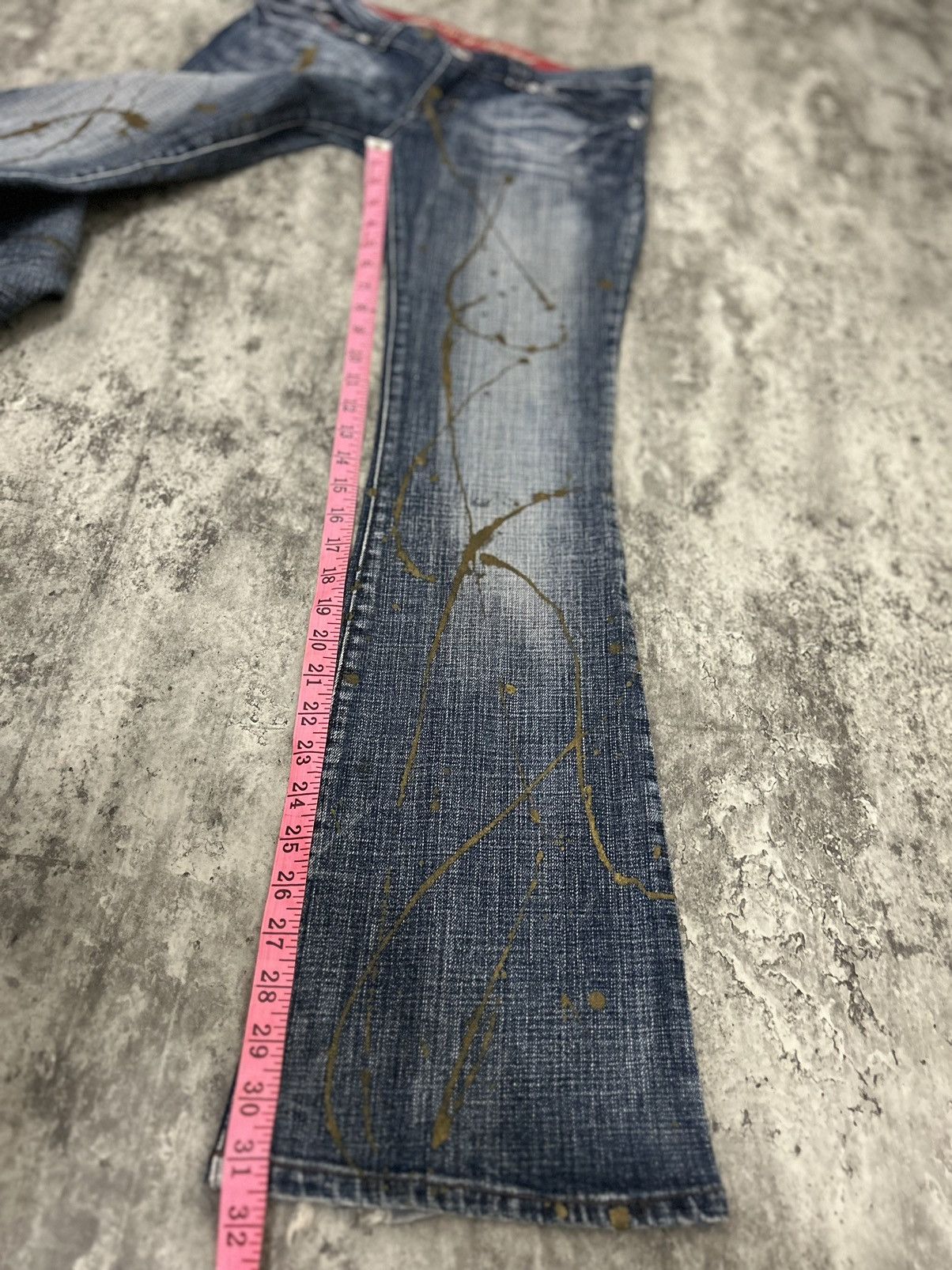 If Six Was Nine × Japanese Brand × Le Grande Bleu (L.G.B.) Vintage Orignal Jeans Distressed Flare Pans Size US 30 / EU 46 - 20 Thumbnail