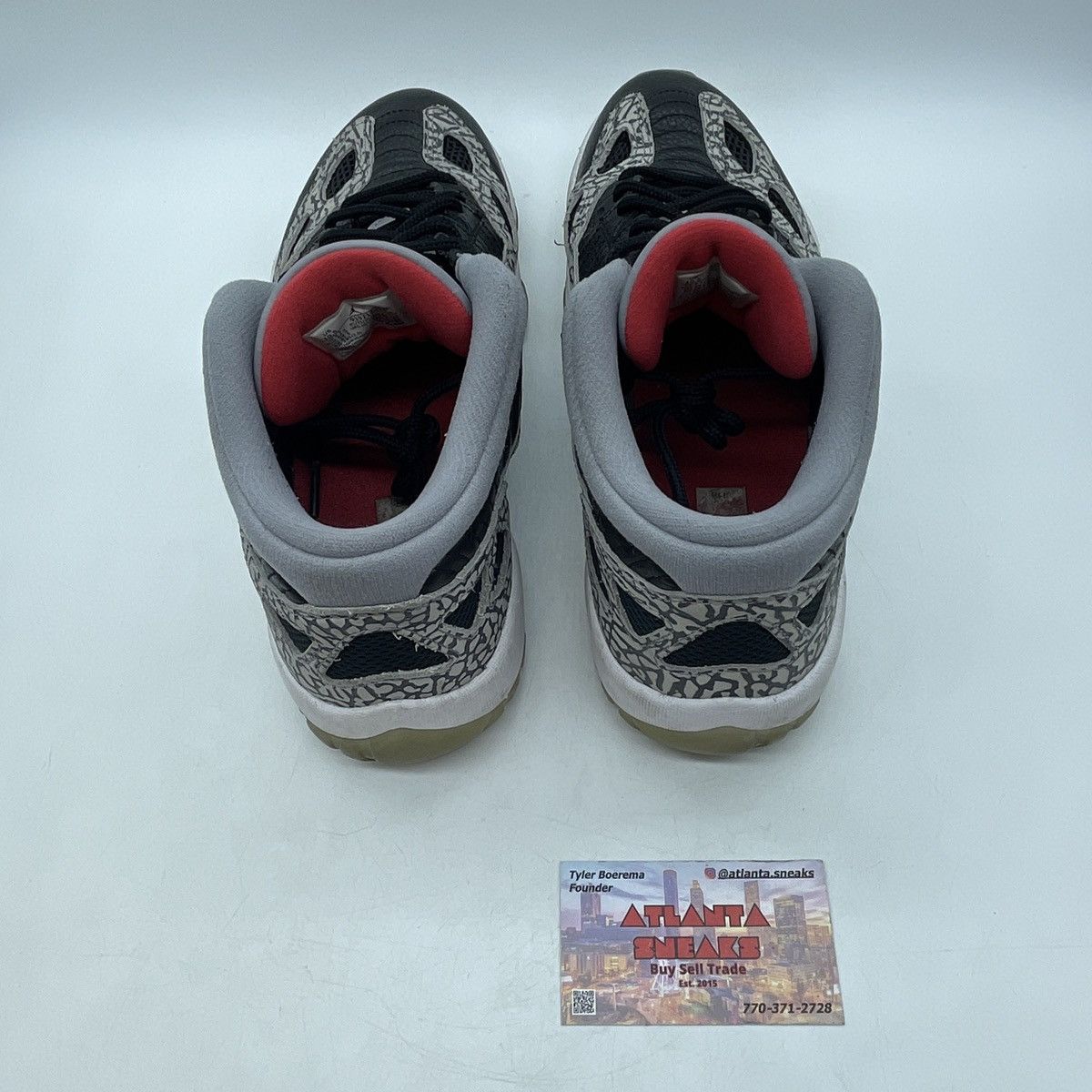 Jordan Brand Air Jordan 11 low black cement Size US 10.5 / EU 43-44 - 6 Thumbnail