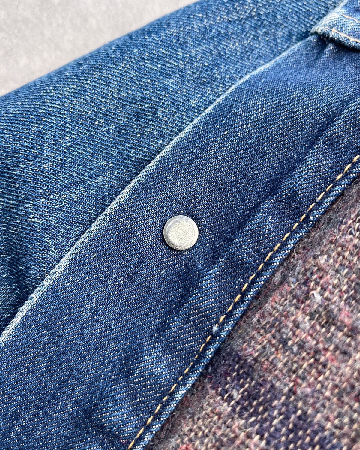 Levi's Levi’s Type III Big E Blanket-Lined Denim Jacket – 1960s OG Size US M / EU 48-50 / 2 - 10 Thumbnail