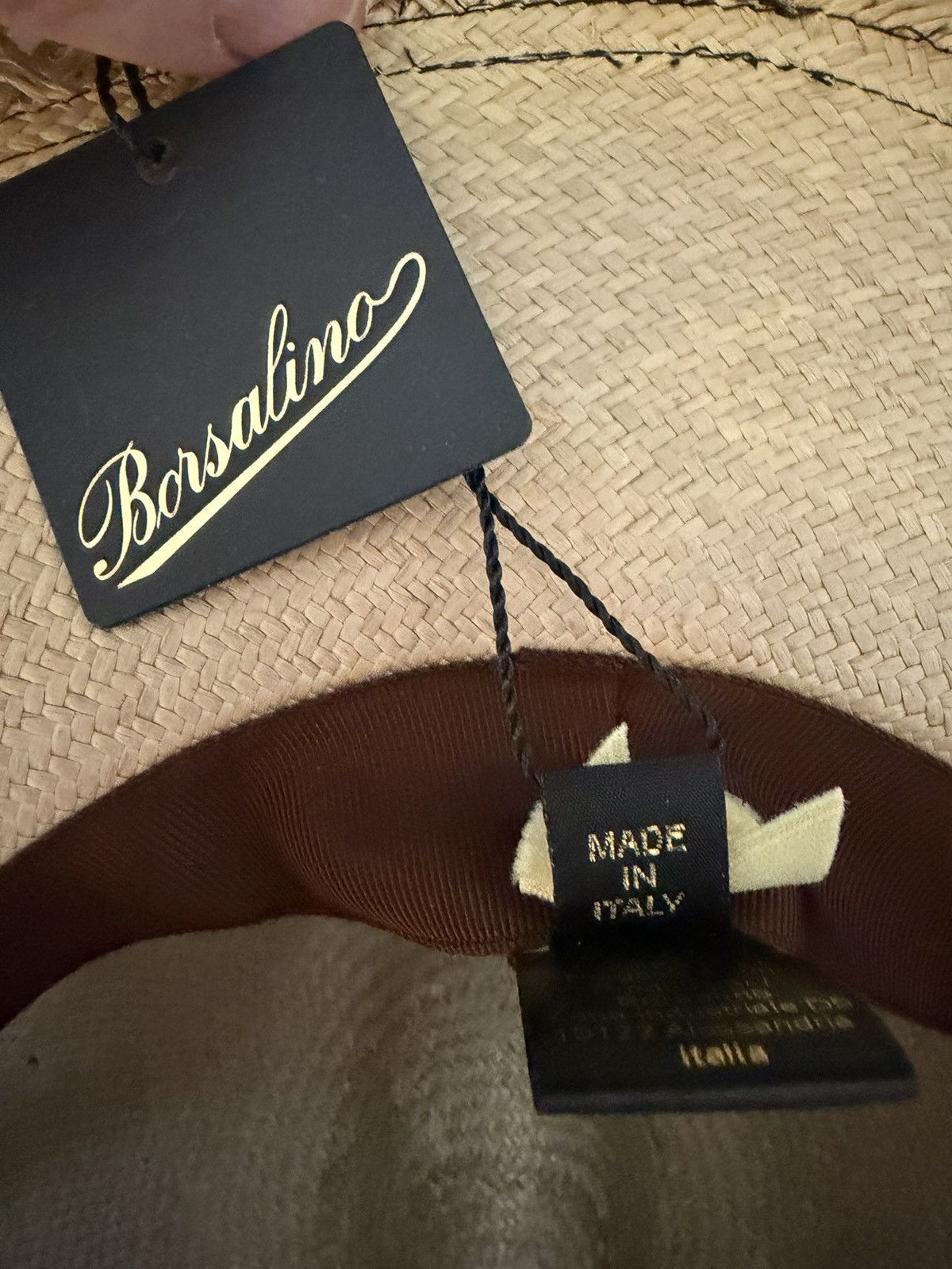 Nick Fouquet Nick Fouquet x Borsalino distressed Panama hat, sz 58/7 1/4 Size ONE SIZE - 15 Thumbnail