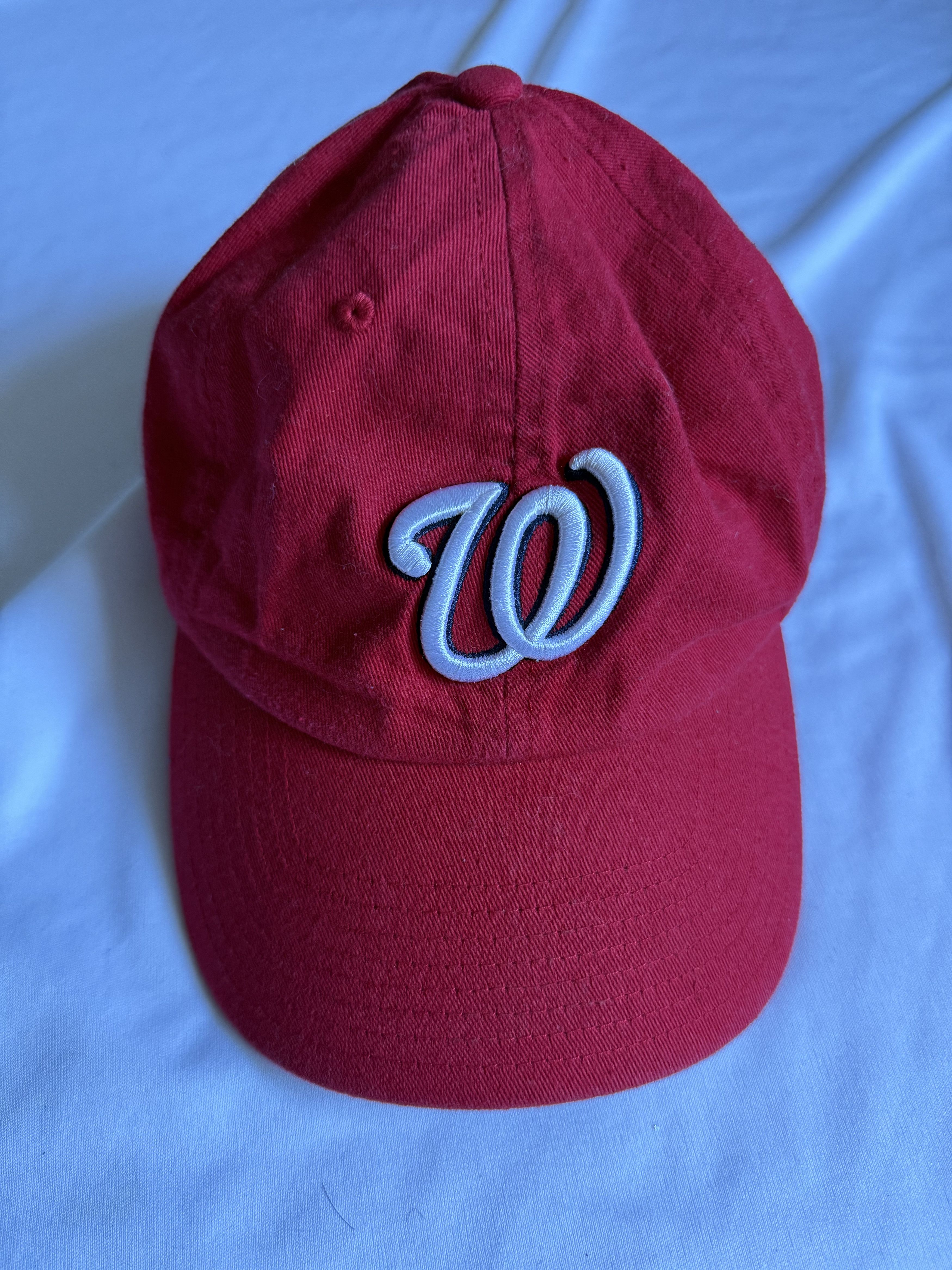 47 Brand Washington Nationals '47 Clean Up Adjustable Cotton Hat Red Size ONE SIZE - 1 Thumbnail