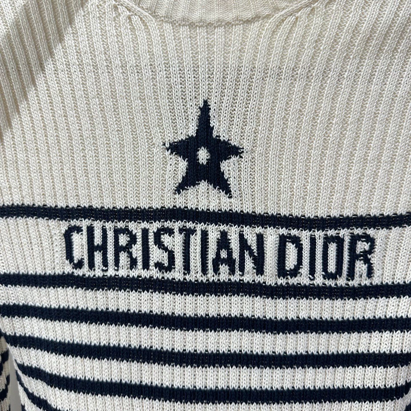 Christian Dior Monsieur Dior feb266 striped star shoulder buckle knit 38 Size S / US 4 / IT 40 - 7 Thumbnail