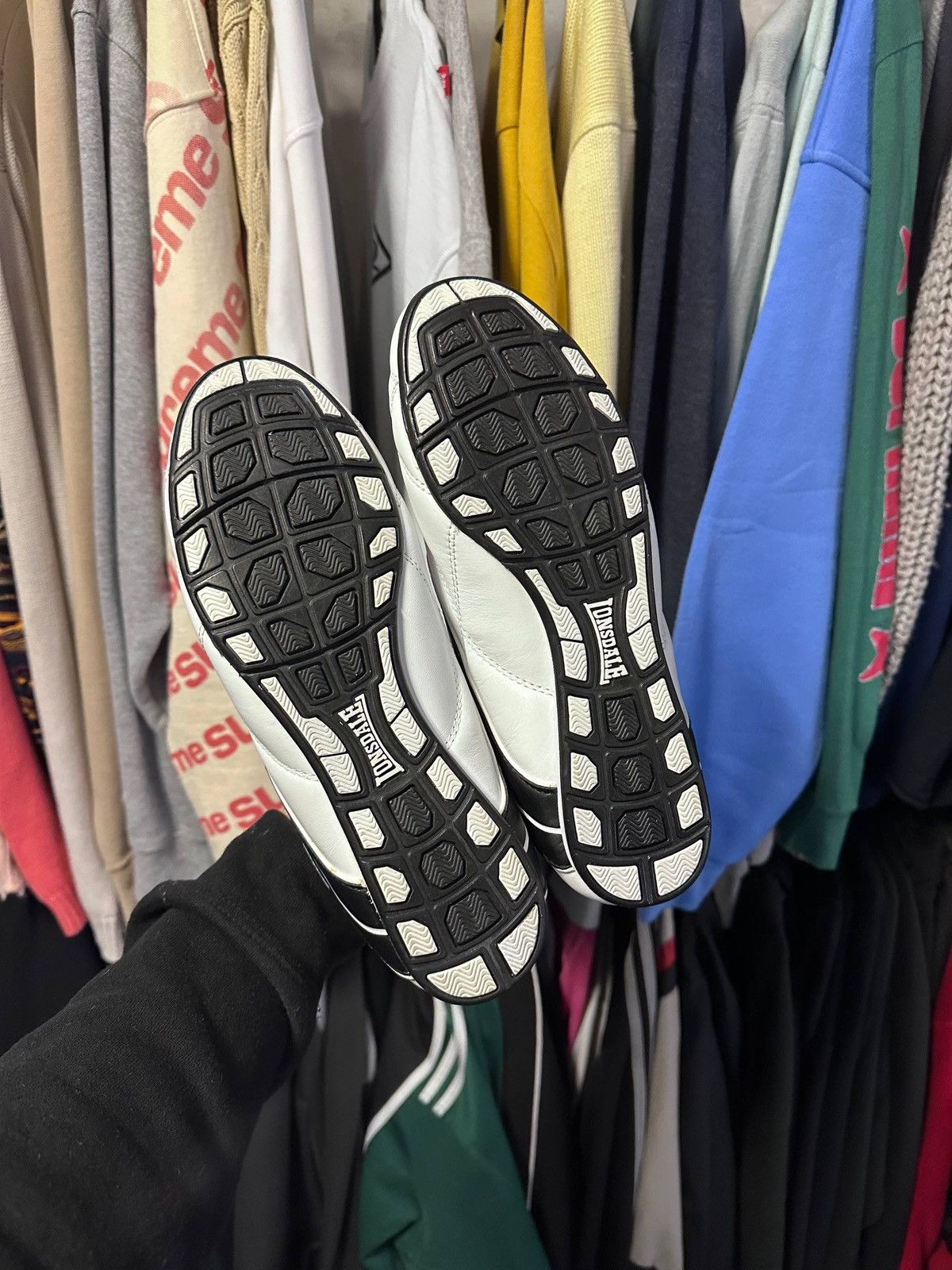 Lonsdale Vintage 90s Lonsdale London Y2K Y-3 Style Slip-on Sneakers Size US 7 / EU 40 - 8 Thumbnail