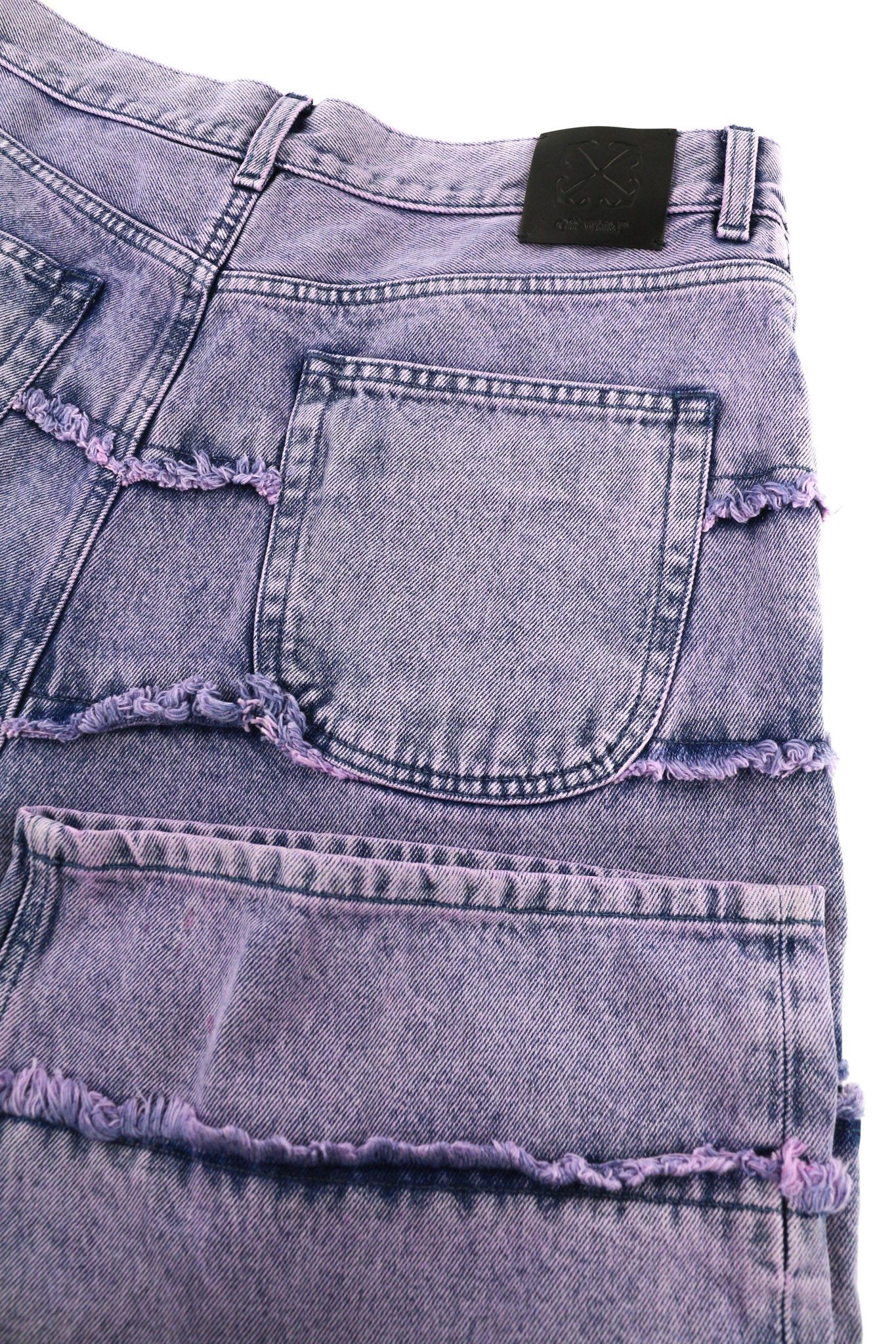 Off-White PUNK STRIPED STRAIGHT W33 Distress Denim 86363 Size US 33 - 6 Thumbnail