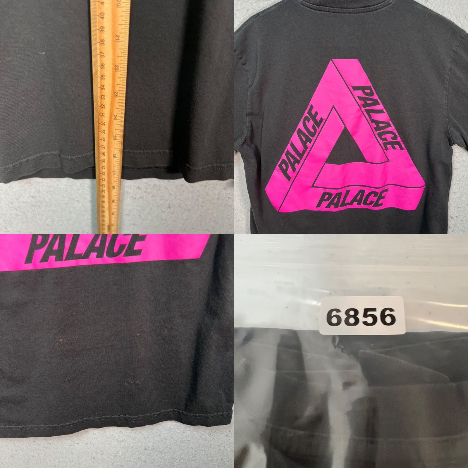 Palace Palace T-Shirt Black Pink Logo Graphic Size M Mens Short Sleeve Crew Neck Summer 2020s Size US M / EU 48-50 / 2 - 8 Thumbnail