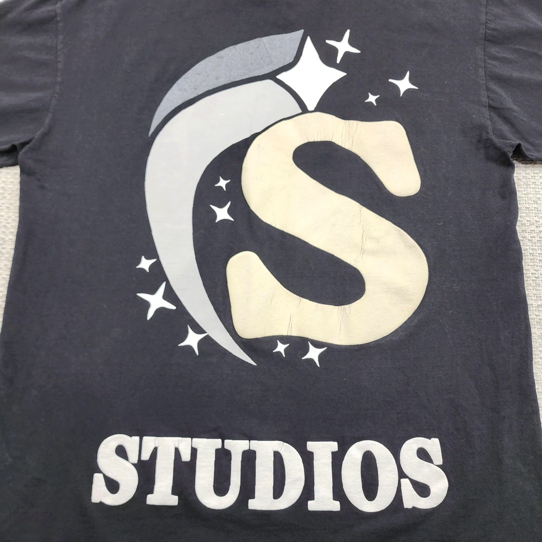 Spell Swish Studios Shirt Mens XL Black Graphic Tee Made in USA Streetwear Spell Out Size US XL / EU 56 / 4 - 2 Thumbnail