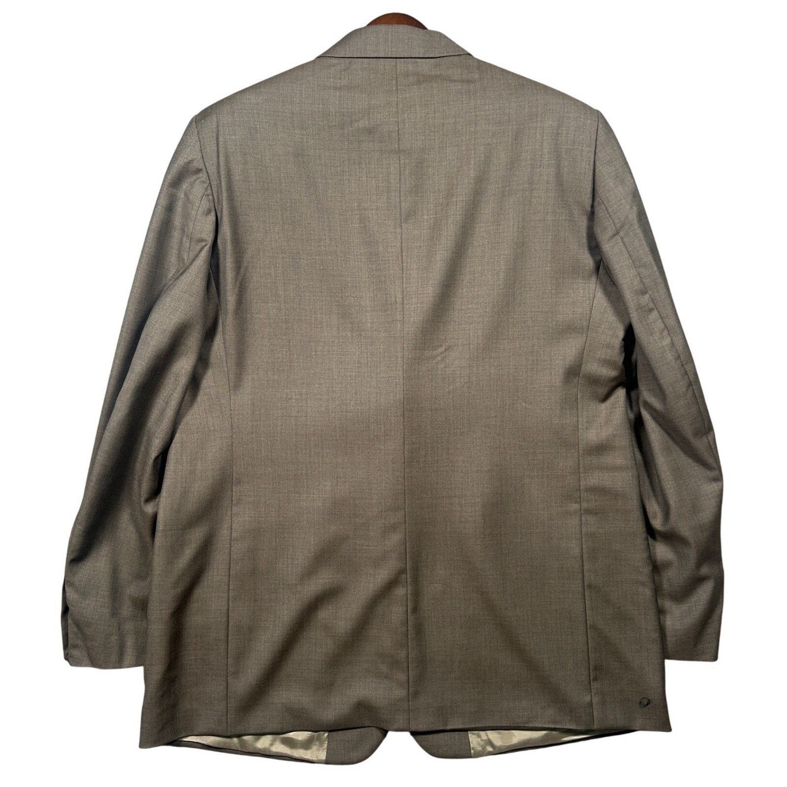 John Weitz John Weitz Blazer Mens Brown 100% Wool 3-Button Sport Coat Size 48L - 3 Thumbnail