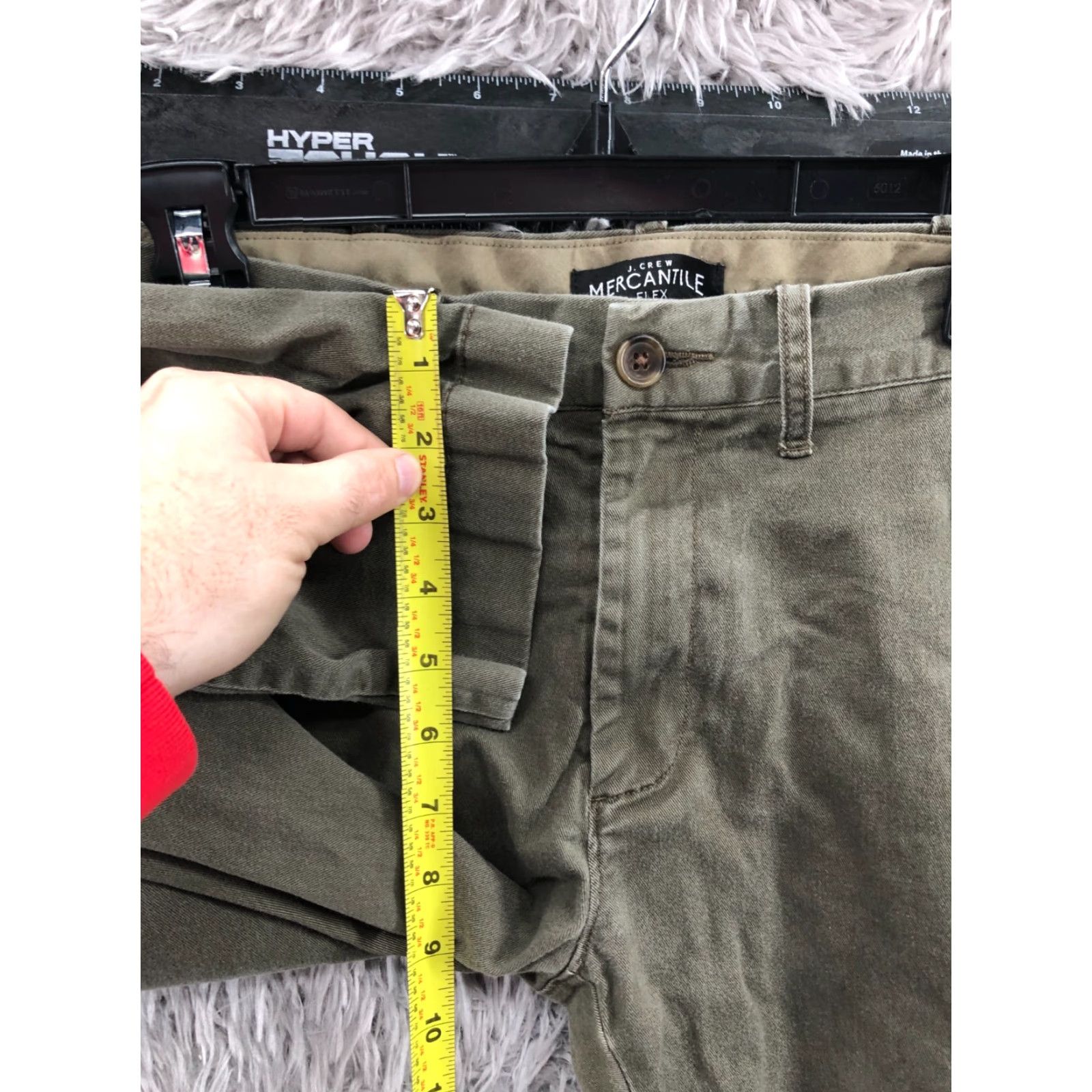 J.Crew J.Crew Mercantile Chino Pants Mens 30x30 Green Slimming Comfort 5-Pocket Workwear Flat Front Straight Leg Button Zipper Logo Vintage: No Size US 30 / EU 46 - 5 Thumbnail