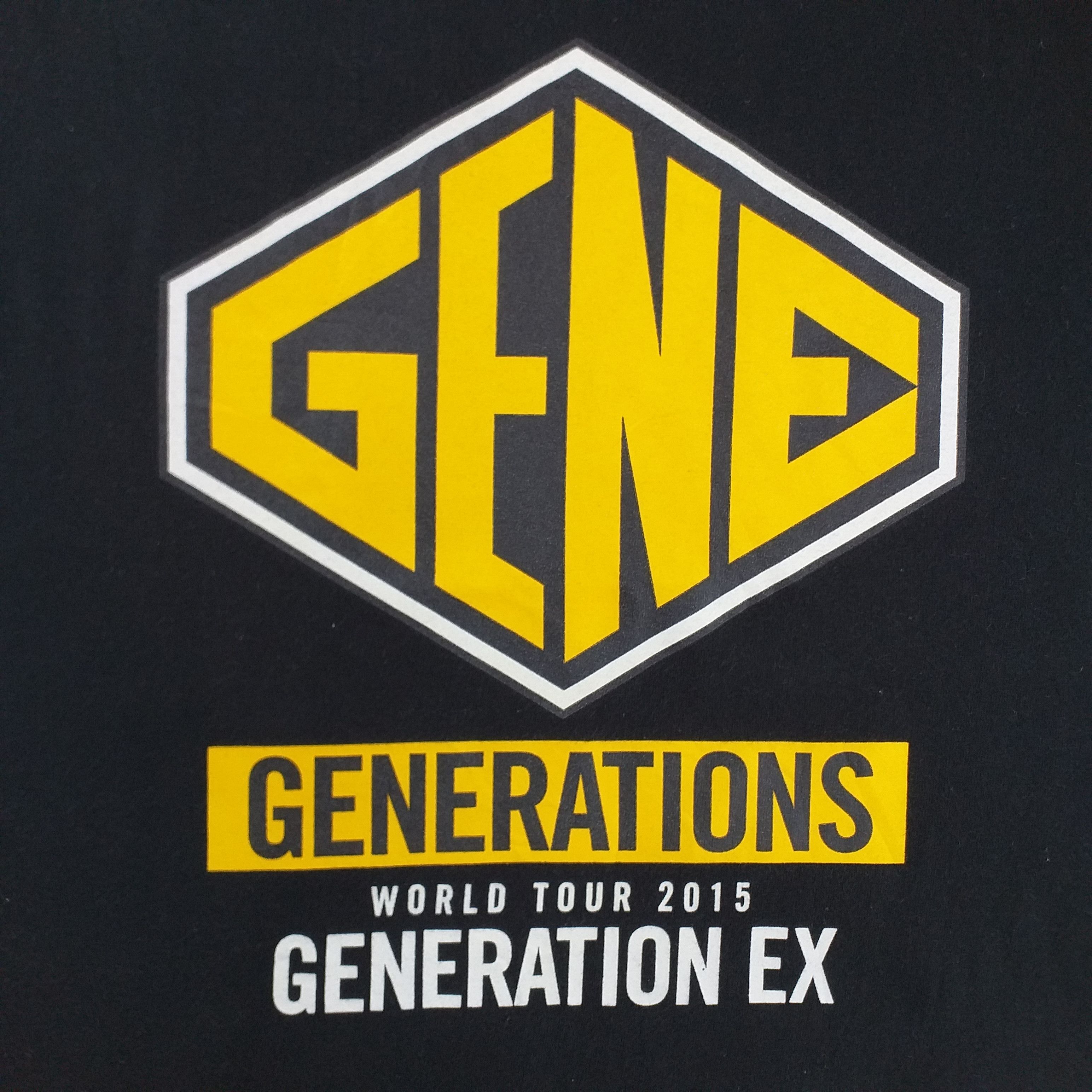 Band Tees Generations World Tour 2015 Generation Ex Tshirt -F089 Size US M / EU 48-50 / 2 - 3 Thumbnail