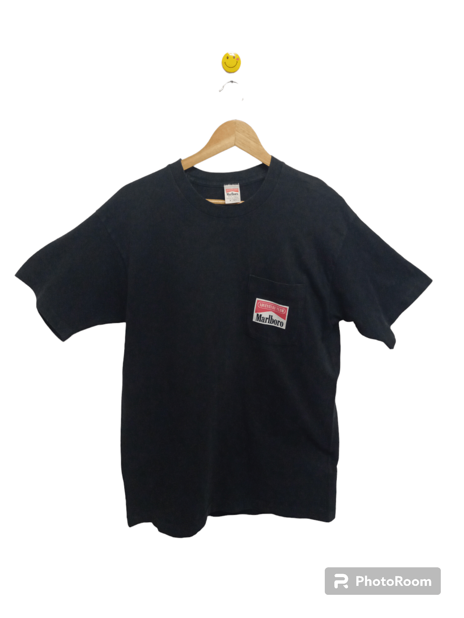image of Vintage Marlboro Adventure Team Tee in Black, Men's (Size Medium)