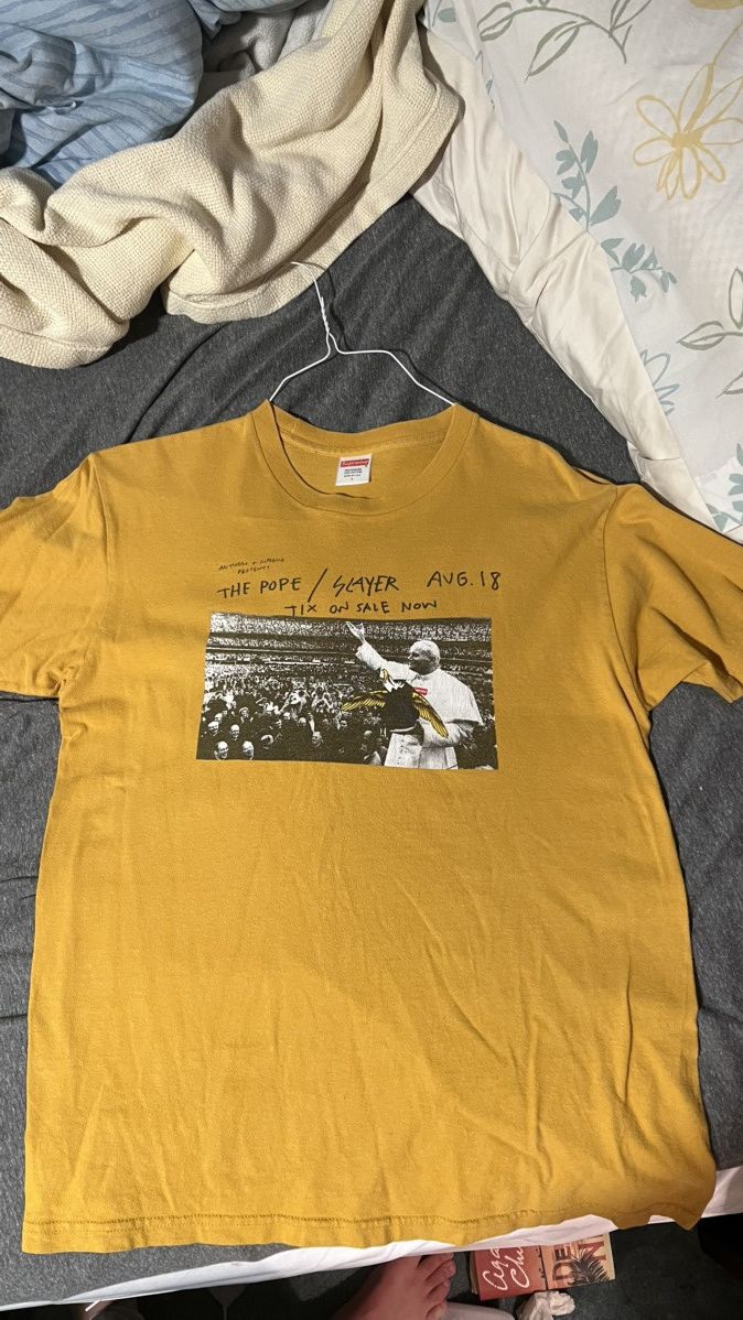 Supreme Pope Slayer T Shirt | Grailed