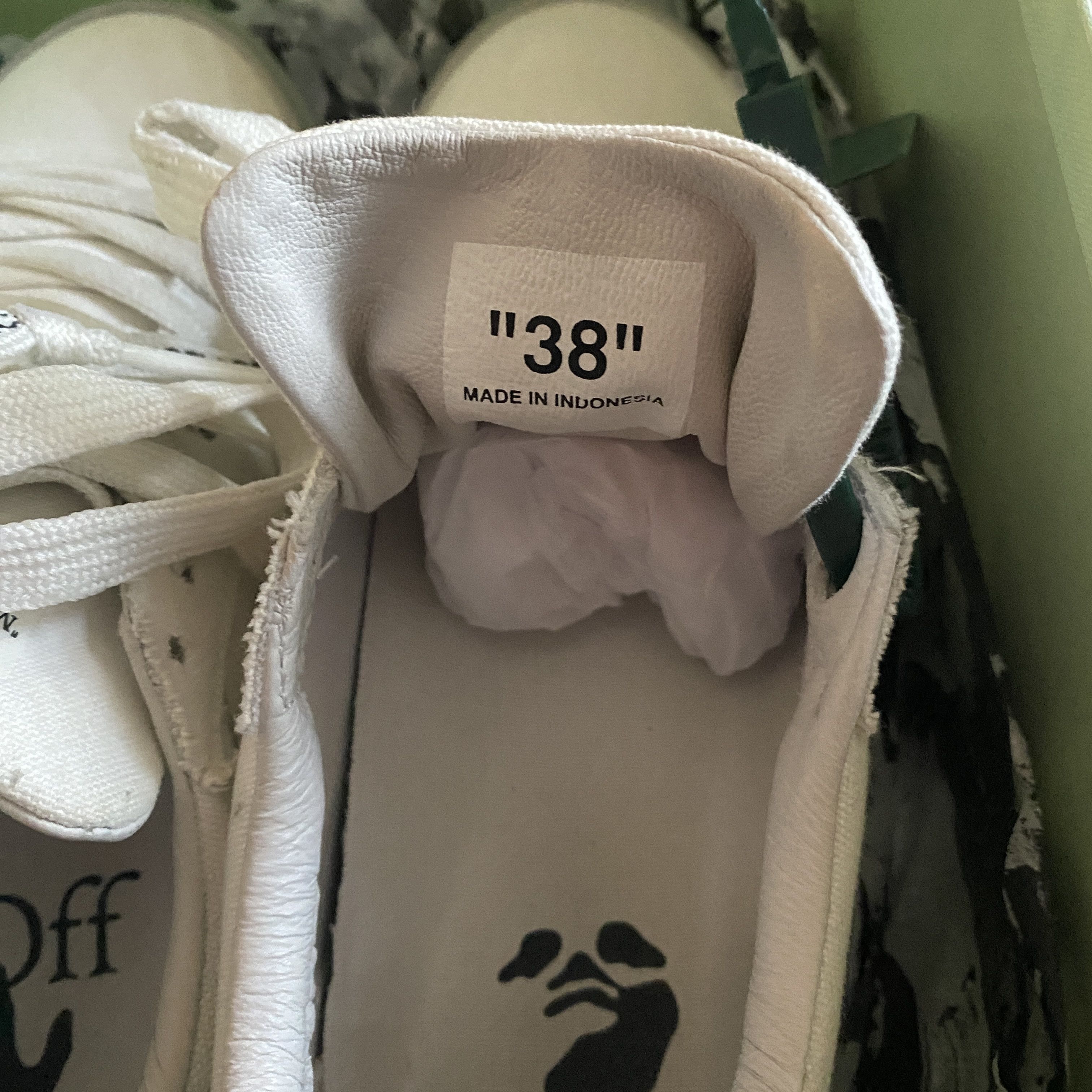 Off-White Off-White Eco Canvas Vulcanized Low Top Sneaker Size US8 Size US 8 / IT 38 - 6 Thumbnail
