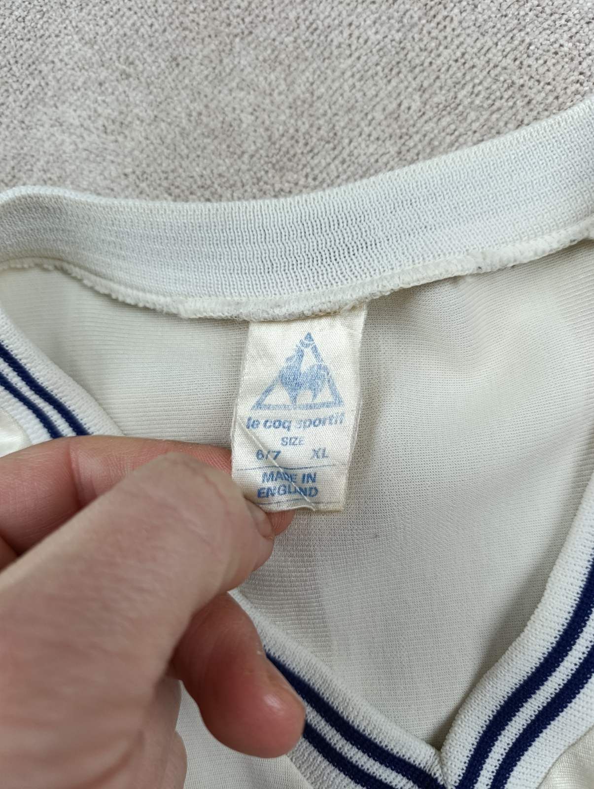 Le Coq Sportif TOTTENHAM HOTSPUR LE COQ SPORTIF 1982-1983 FOOTBALL SHIRT Size US XL / EU 56 / 4 - 6 Thumbnail