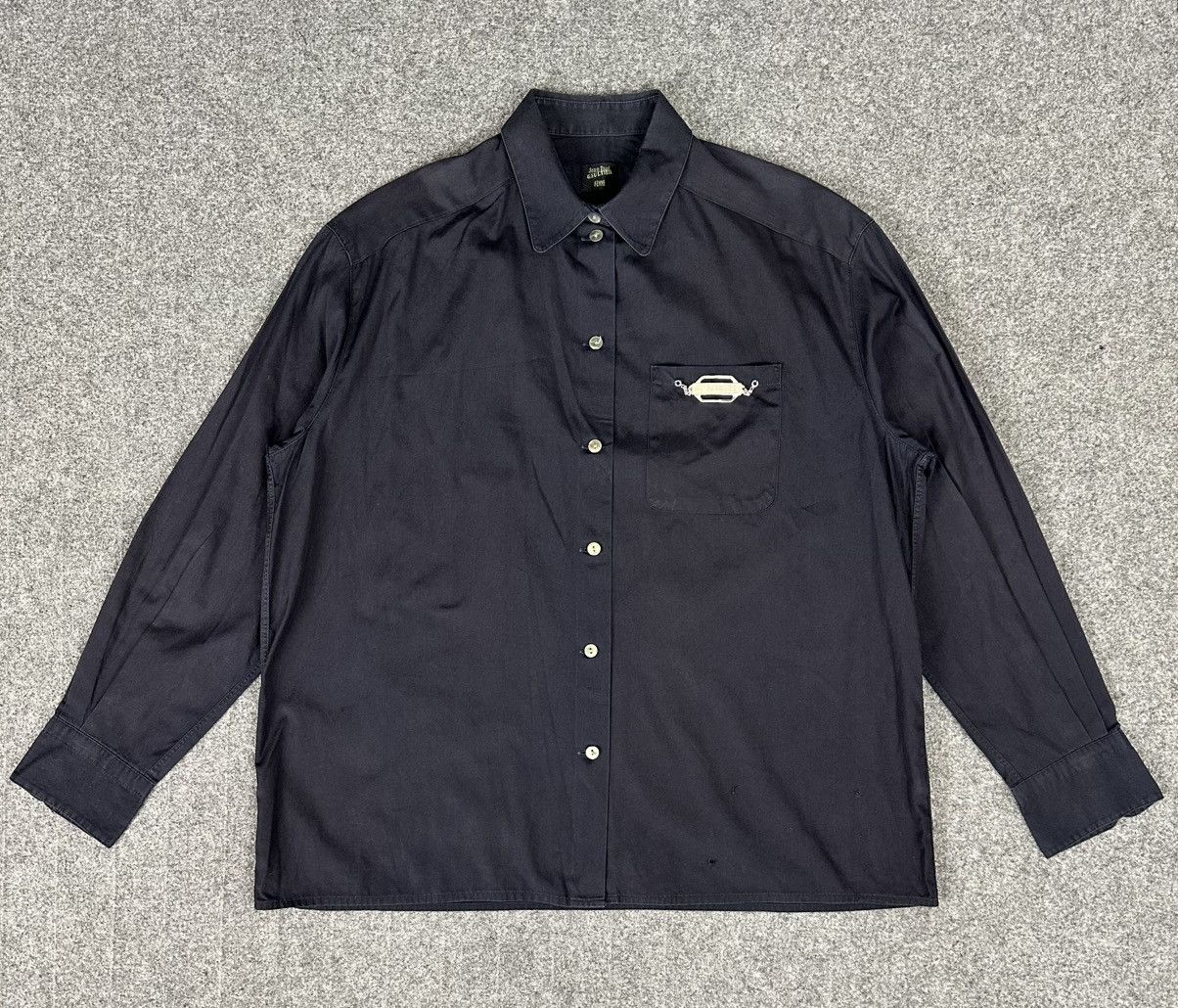 Jean Paul Gaultier Jean Paul Gaultier - Femme Button Up - Chest Pocket Emblem Size S / US 4 / IT 40 - 1 Thumbnail