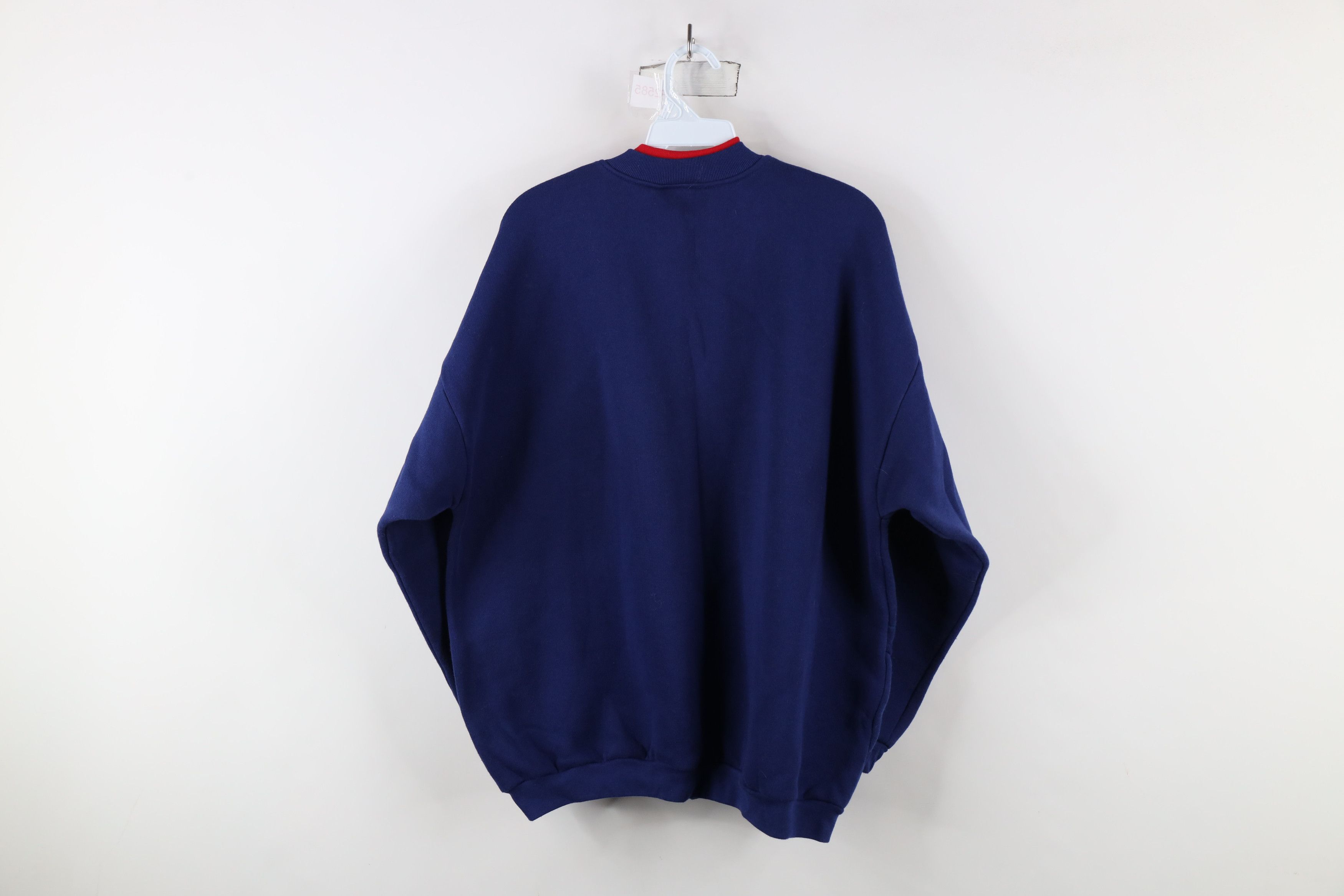 Vintage Vintage 90s Streetwear Sailboat Cardigan Sweatshirt USA Size XXL / US 16-18 / IT 52-54 - 11 Thumbnail