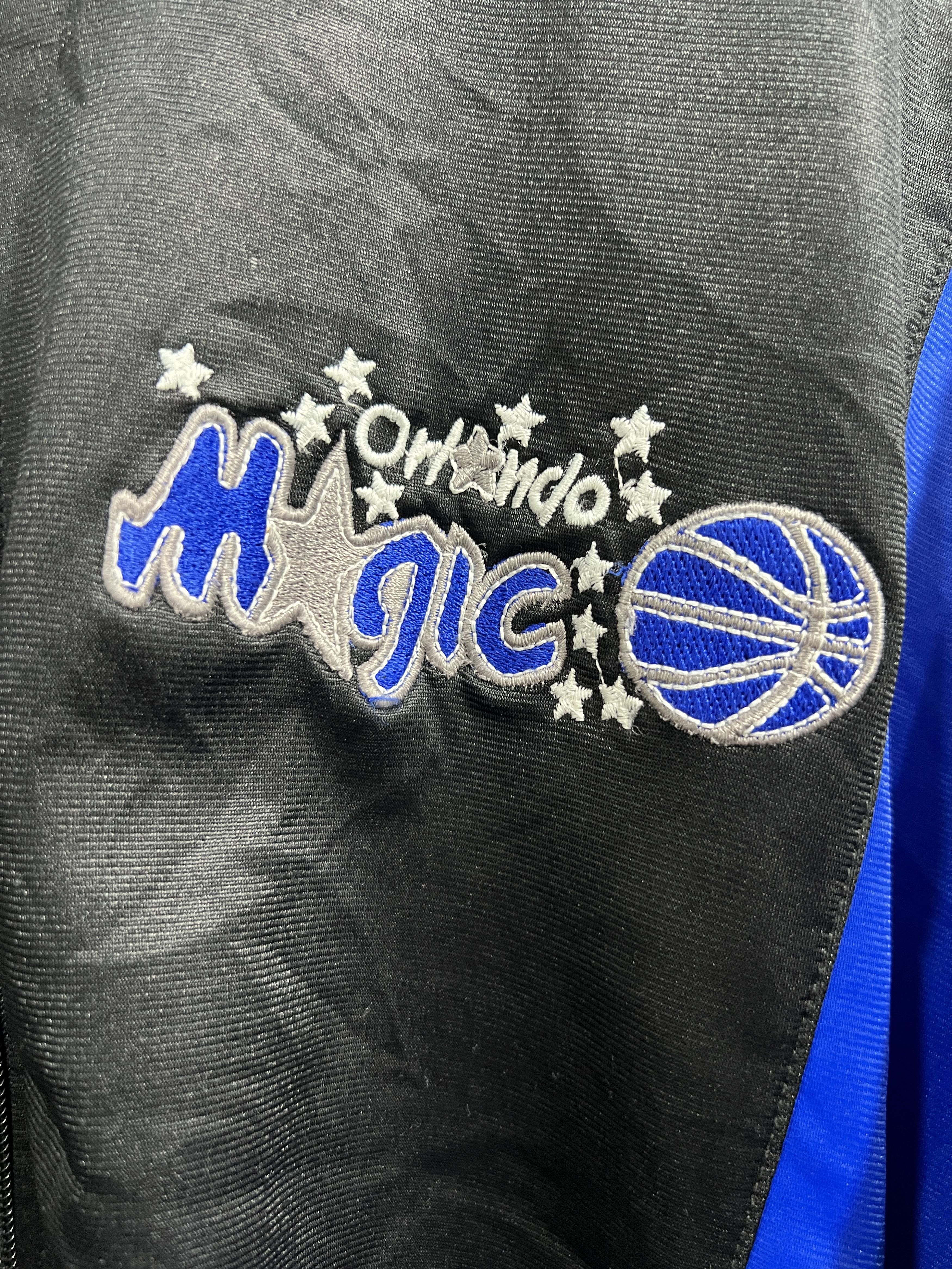 NBA VTG NBA Orlando Magic Embroidery Warm Up Jacket (L) JKA171 Size US L / EU 52-54 / 3 - 2 Thumbnail