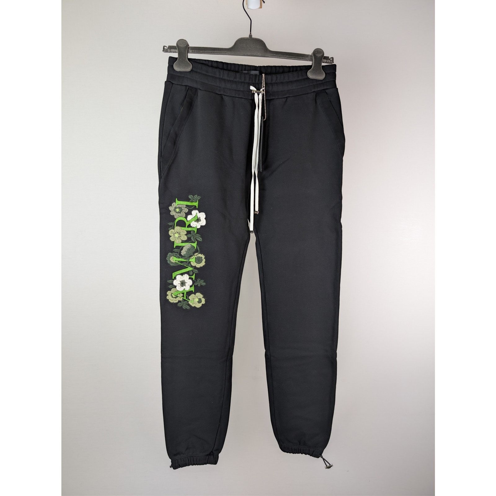 Amiri o1rshd1 Flower Amiri Sweatpants / Trousers in Black Size US 32 / EU 48 - 10 Thumbnail