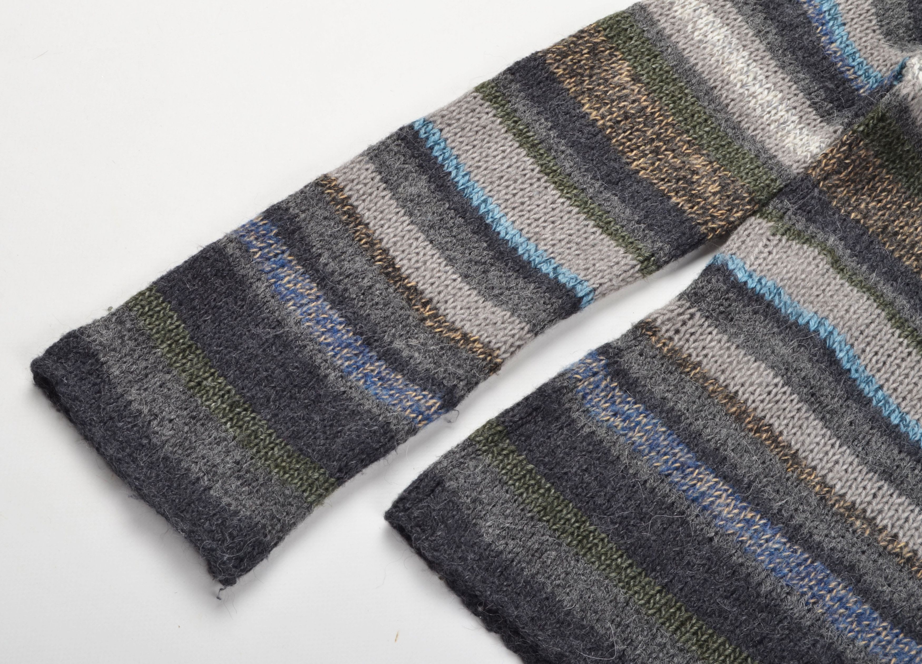 Vintage Vintage Kookai Y2K Striped Wool Alpaca Blend Sweater Size S / US 4 / IT 40 - 6 Thumbnail