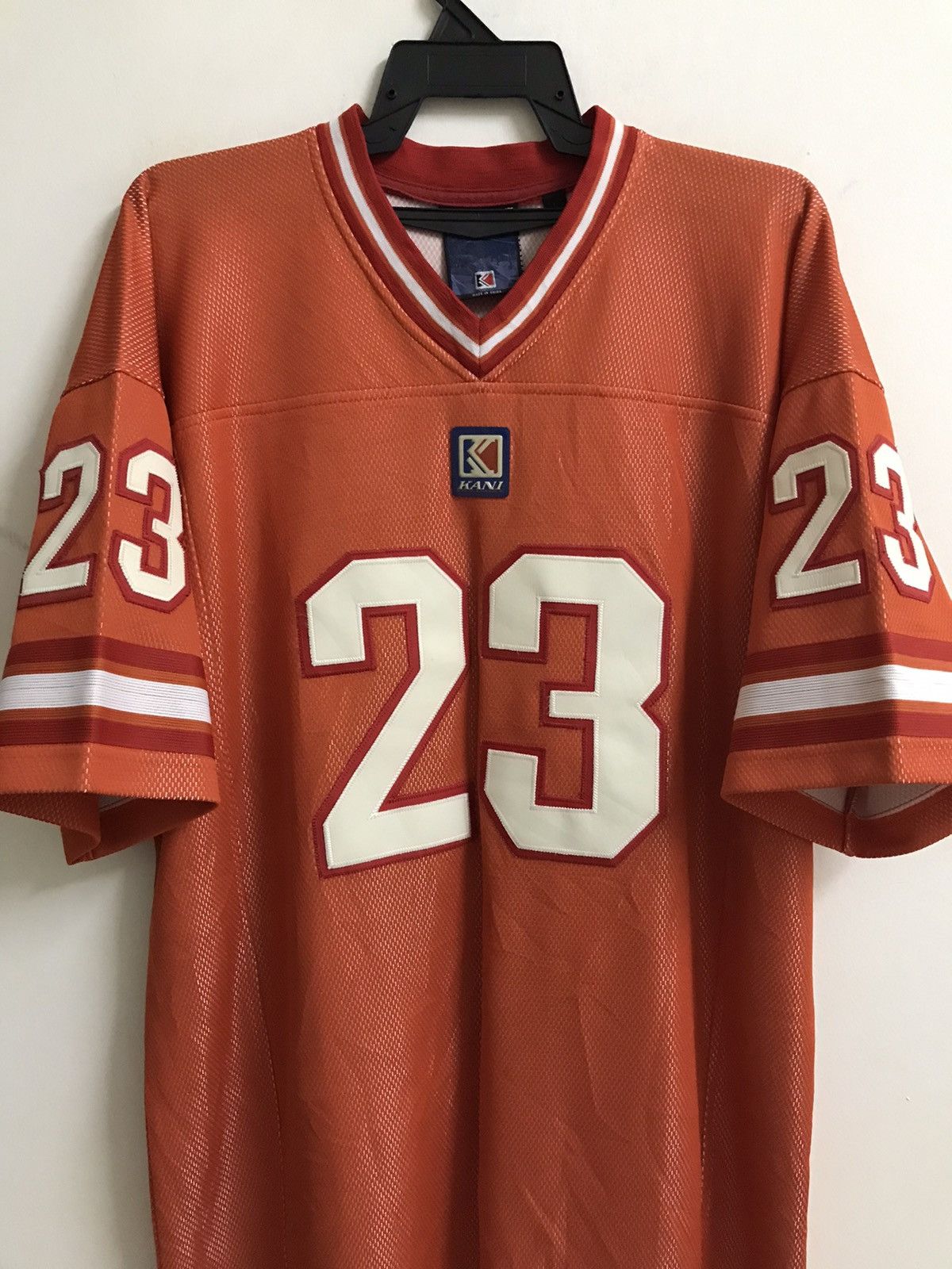 Fubu × Karl Kani Vintage 90s KARL KANI 23 Hip Hop Jersey Baggy Style Size US L / EU 52-54 / 3 - 2 Thumbnail