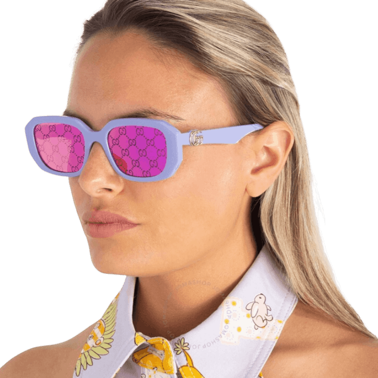 Gucci Gucci GG1535S Violet Mirrored Marmont Sunglasses Size ONE SIZE - 6 Thumbnail