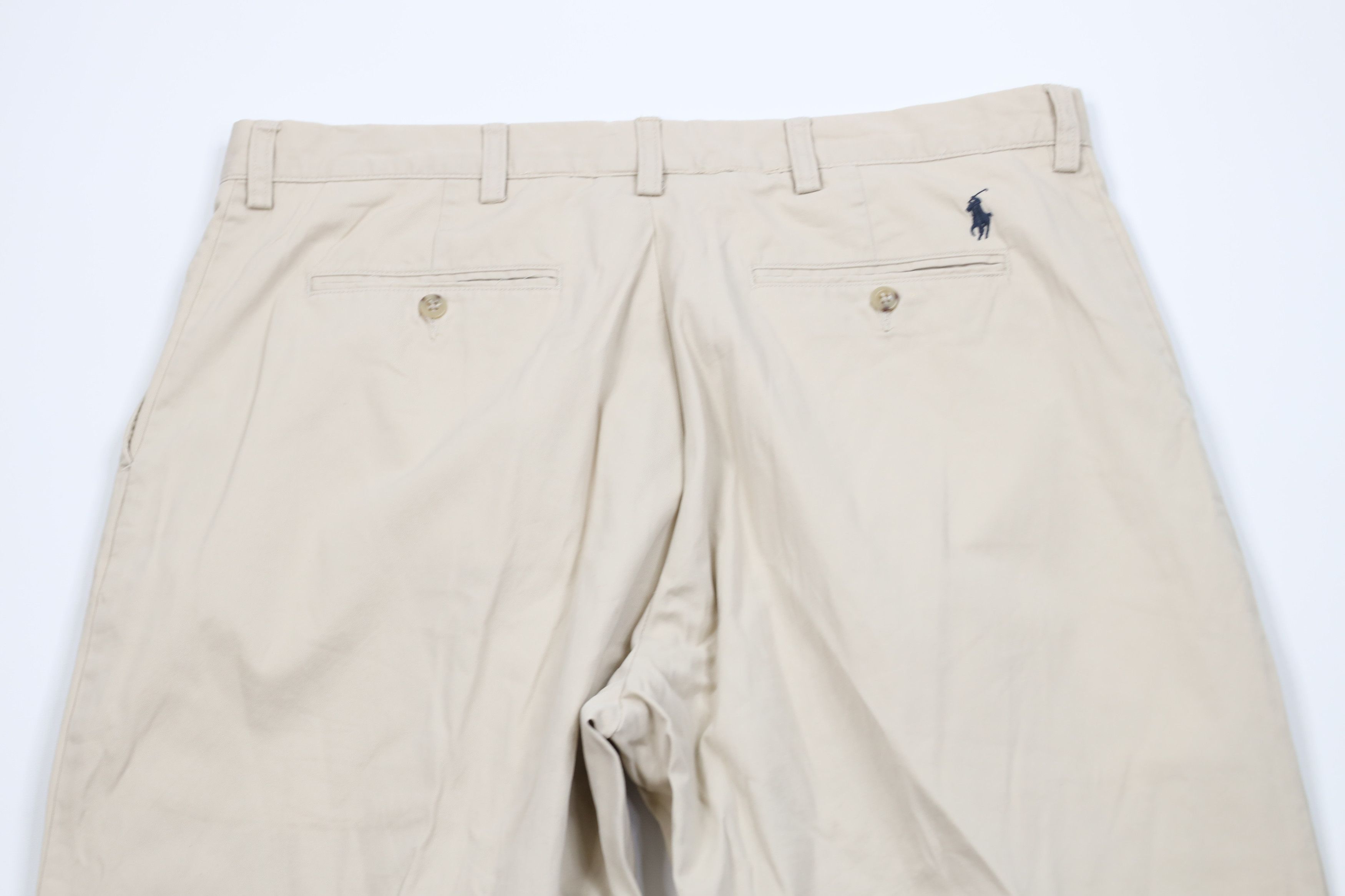 Ralph Lauren Vintage 90s Ralph Lauren Chino Pants Beige Khaki Cotton Size US 36 / EU 52 - 8 Thumbnail