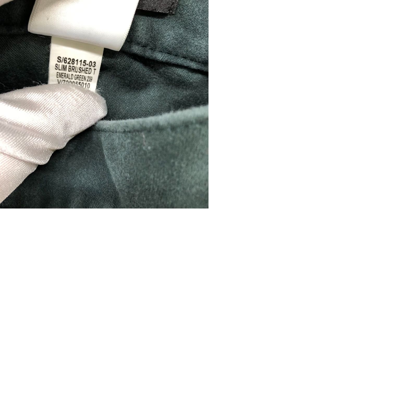 Banana Republic VINTAGE Banana Republic Traveler Pants Mens 34x29 Slim Fit Brushed Twill Emerald Green Size US 34 / EU 50 - 9 Thumbnail