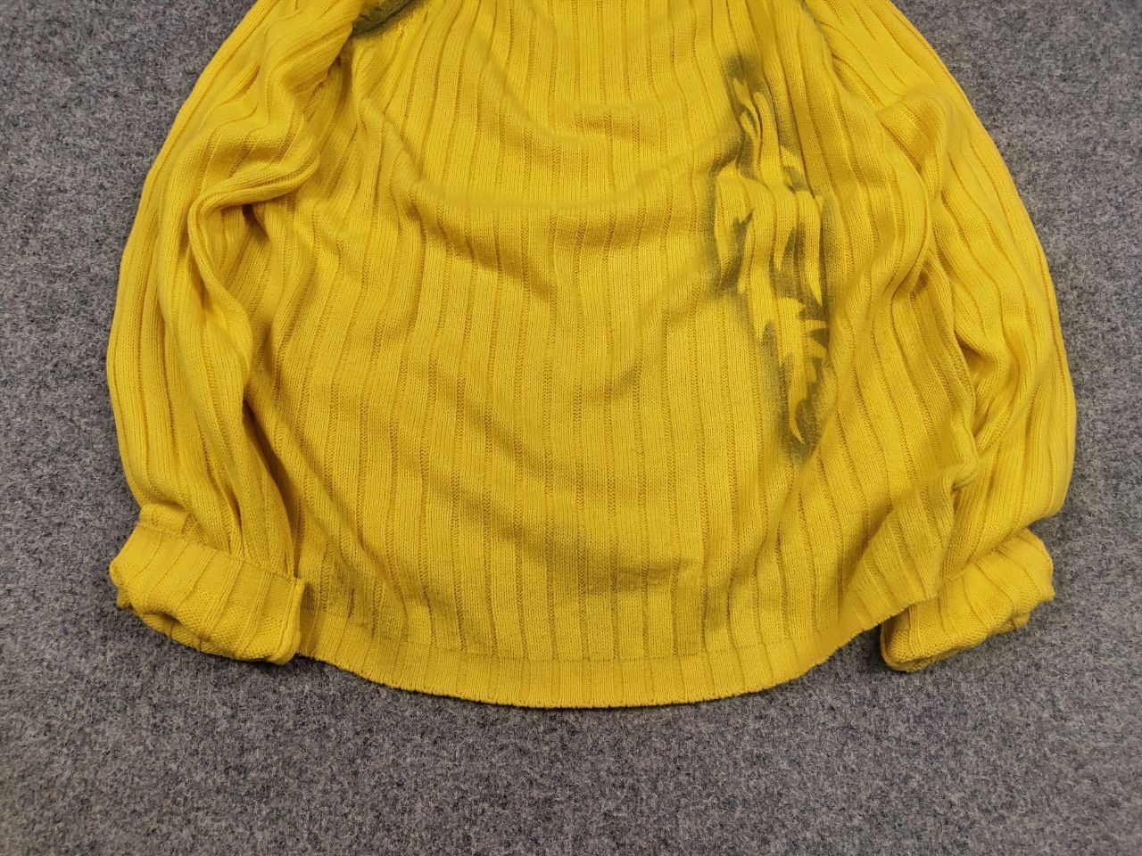 If Six Was Nine Vtg Y2K Hysteric Glamour Style Opium Yellow ribbed sweater Size US M / EU 48-50 / 2 - 5 Thumbnail