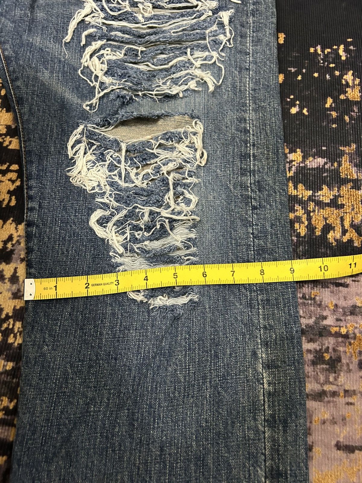 Bounty Hunter Bounty Hunter Japan Madness Ripped Jeans Size US 35 - 19 Thumbnail