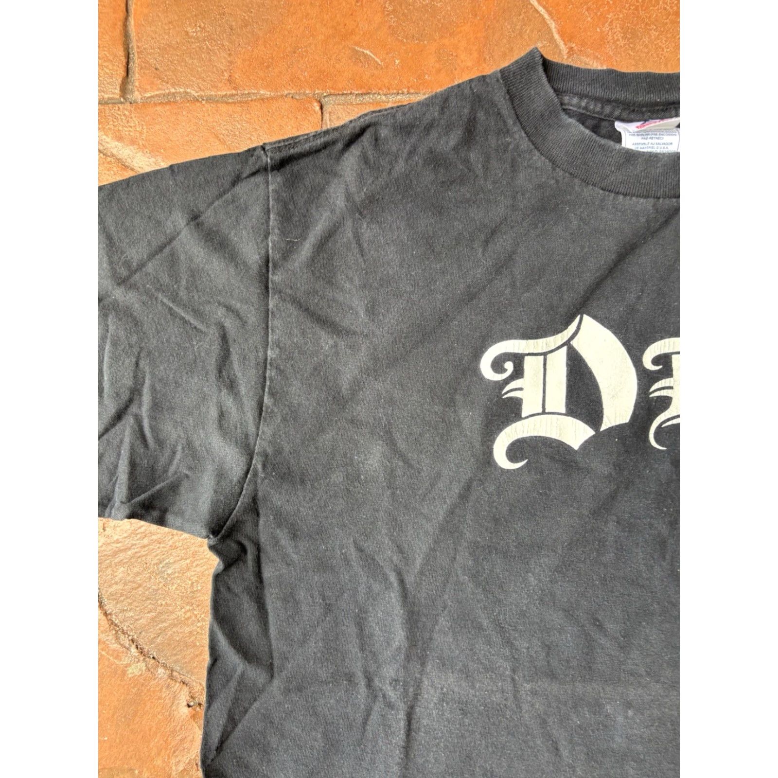 Vintage VINTAGE Dio Band Tour T-Shirt Medium Black Cotton Logo Mens Dio 2000s Rock Band Size US M / EU 48-50 / 2 - 5 Thumbnail
