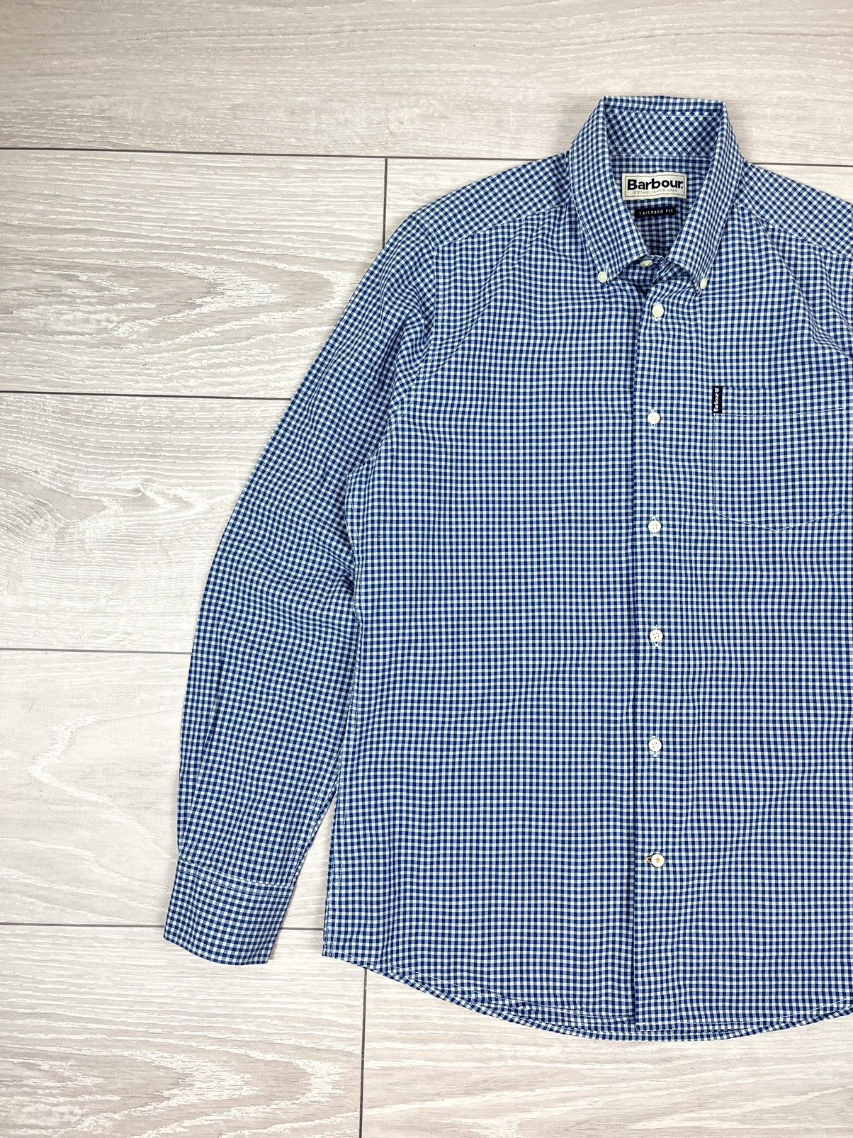 Barbour Barbour Gingham 2 Tailored Flannel Checkered Shirt Size US M / EU 48-50 / 2 - 4 Thumbnail