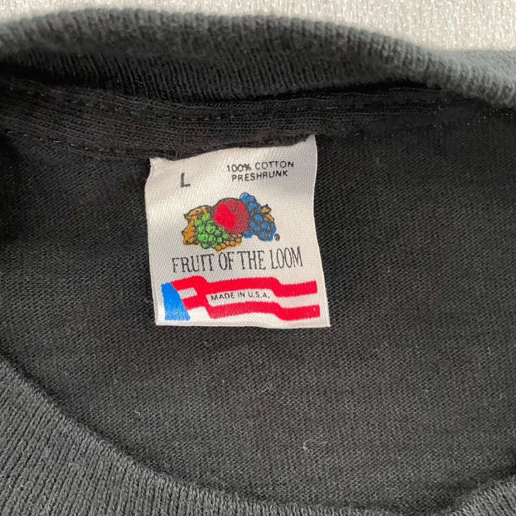 Fruit Of The Loom VINTAGE The Seventy Sevens Shirt Adult Large Black Pray Naked Rock Band Mens 90s Size US L / EU 52-54 / 3 - 7 Thumbnail