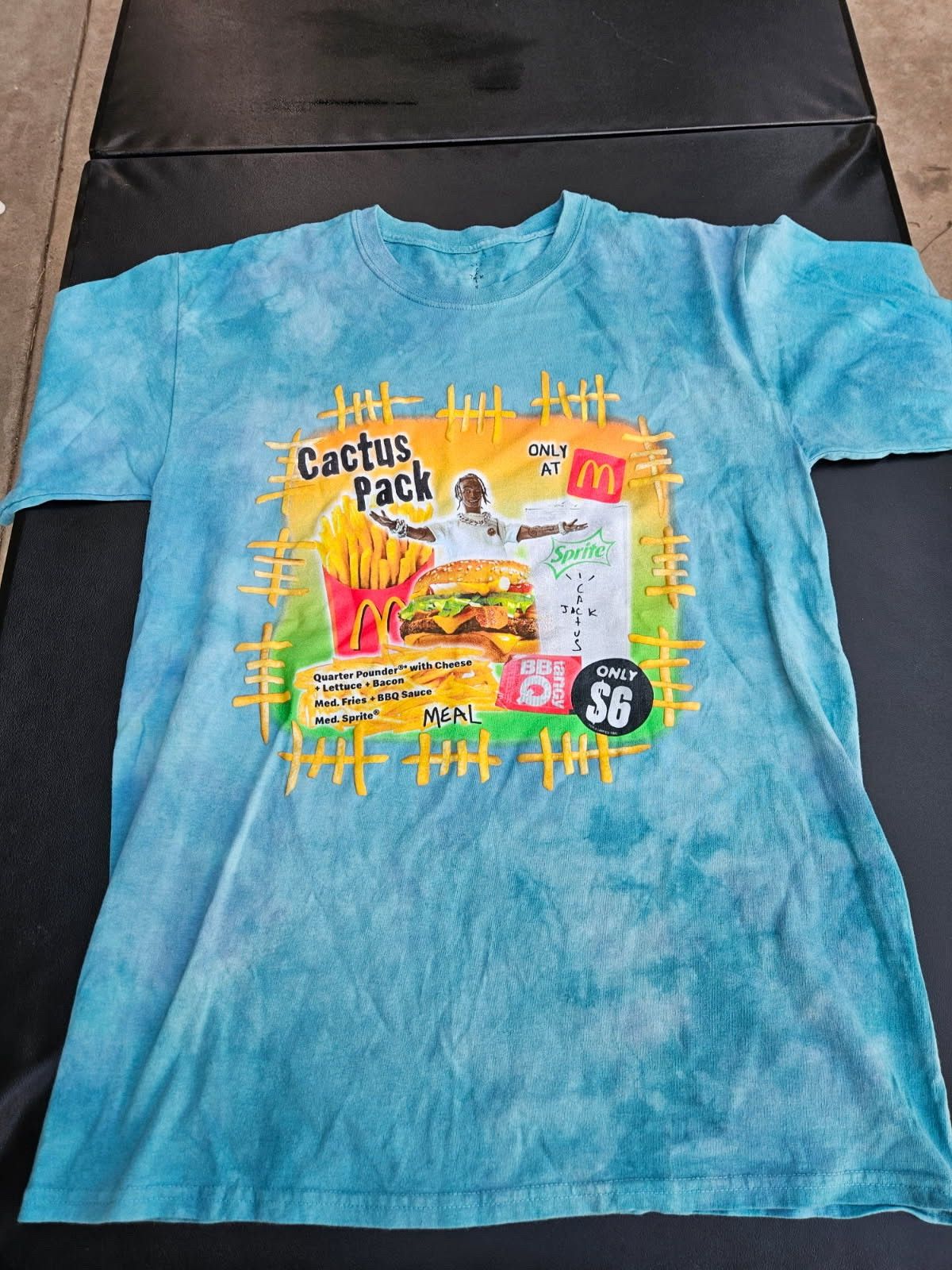 Travis Scott Travis Scott Cactus Jack McDonald's Tie Dye Tee Size US L / EU 52-54 / 3 - 1 Thumbnail