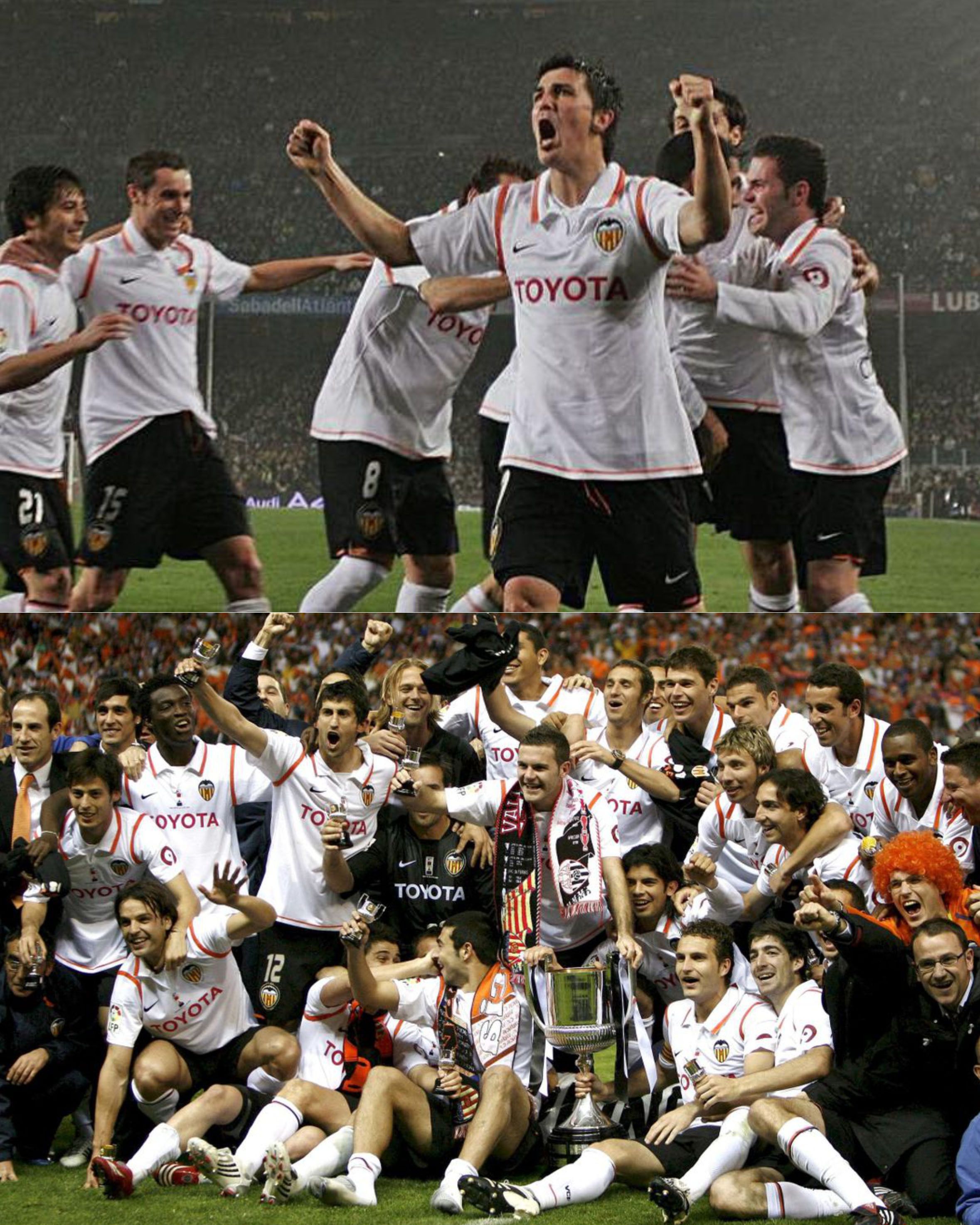 Nike Valencia Home Kit 2007 2008 Jersey Size US XL / EU 56 / 4 - 10 Thumbnail