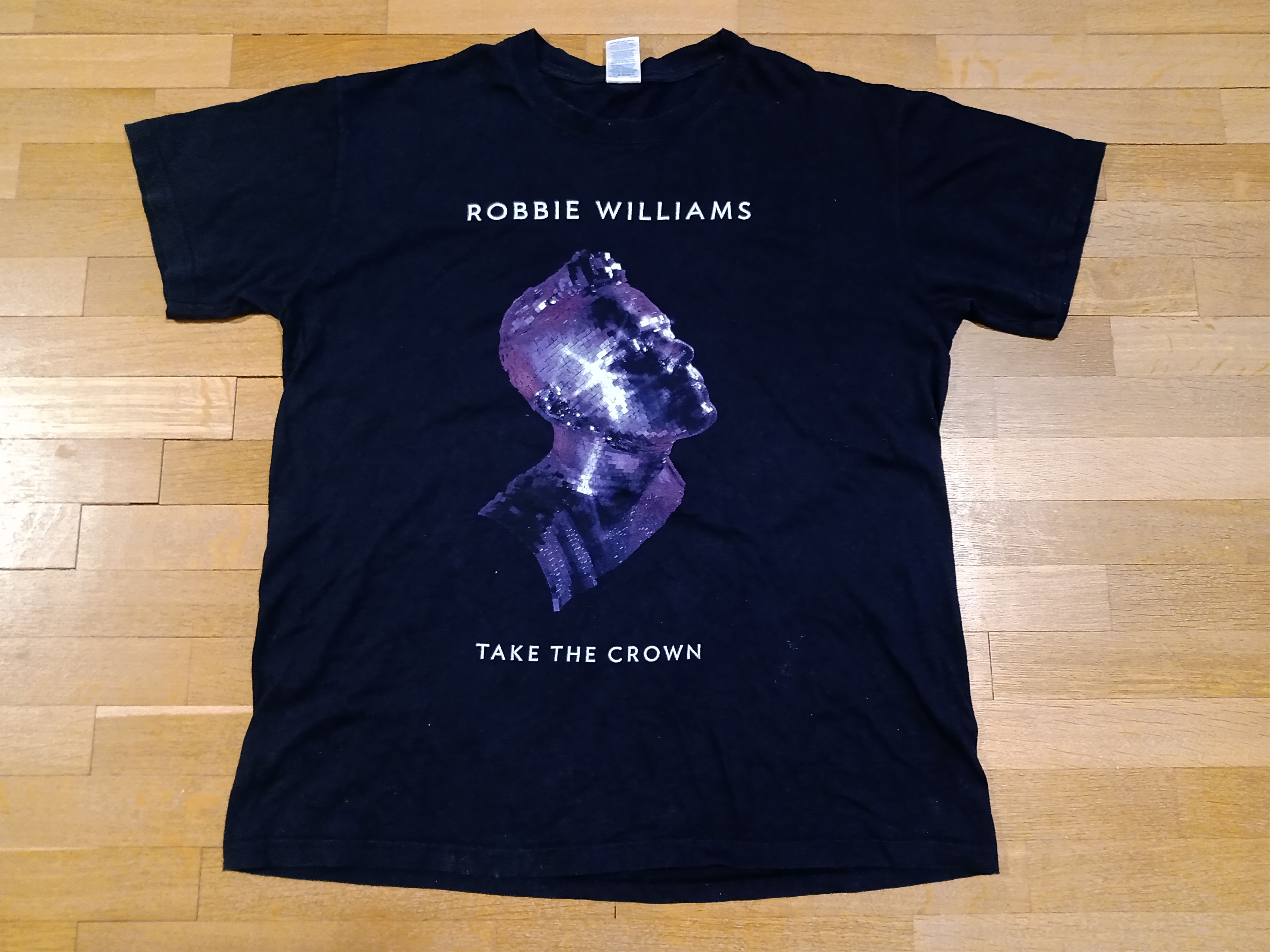 Vintage Robbie Williams Take the Crown Stadium Tour 2013 Shirt Size US L / EU 52-54 / 3 - 1 Thumbnail
