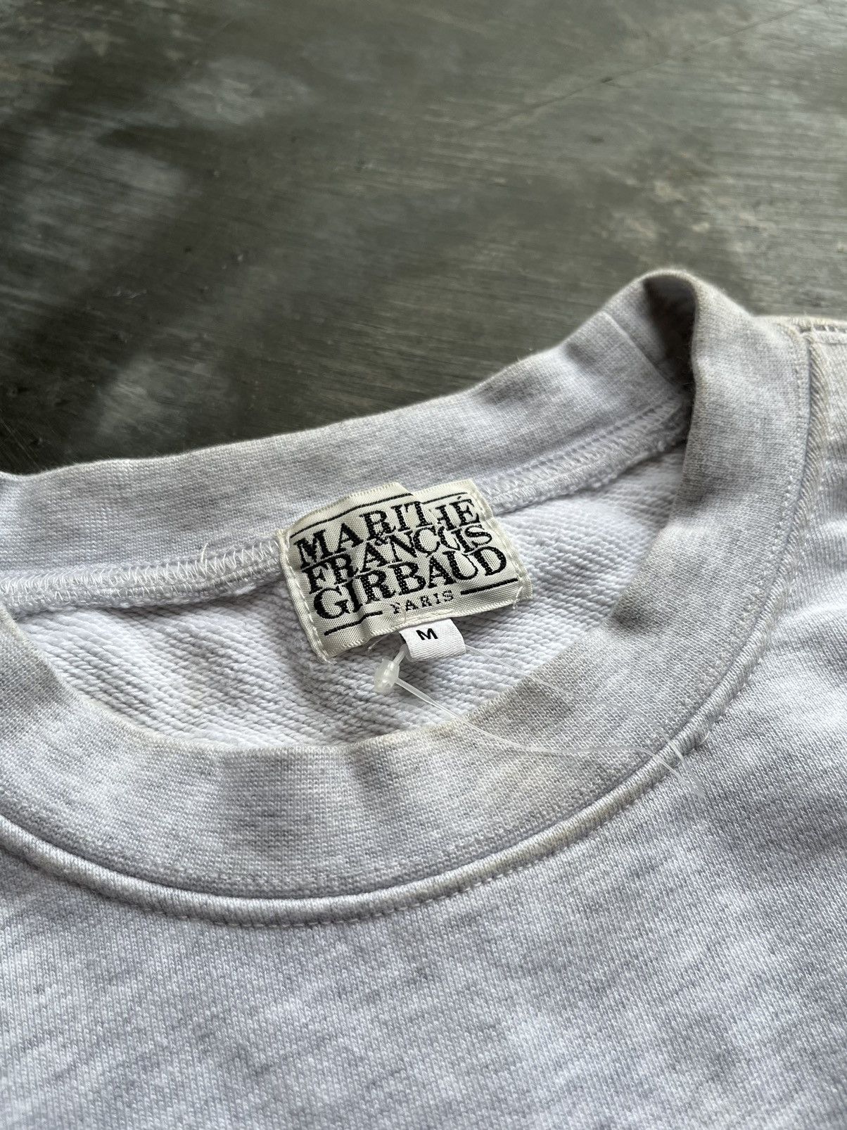 Marithe + Francois Girbaud Marithe francois girbaud paris mini logo grey sweatshirt Size US M / EU 48-50 / 2 - 4 Thumbnail
