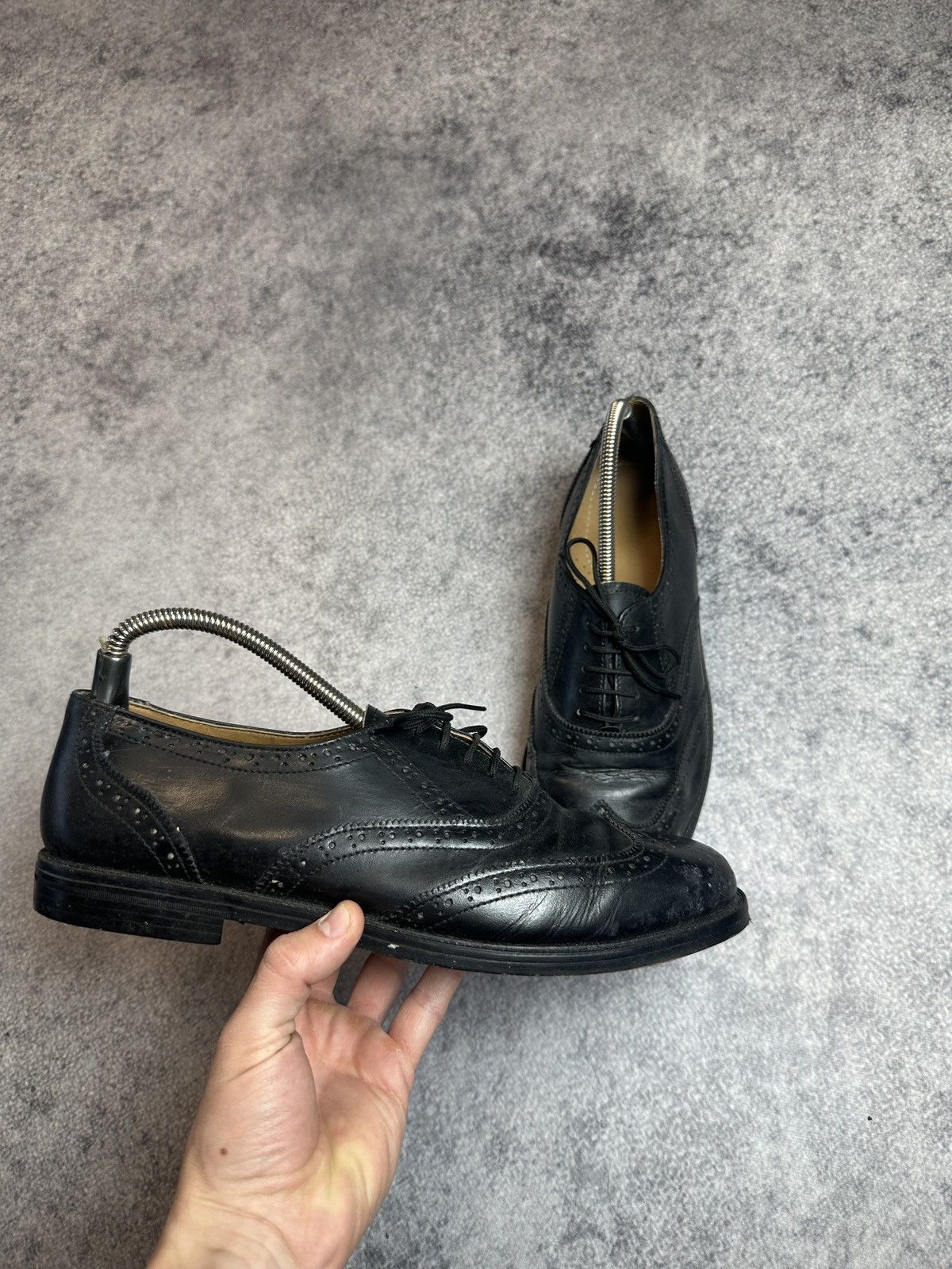 Designer × Leather Vintage Clifford James Casual Leather Shoes Streetwear 10 Size US 10 / EU 43 - 2 Thumbnail
