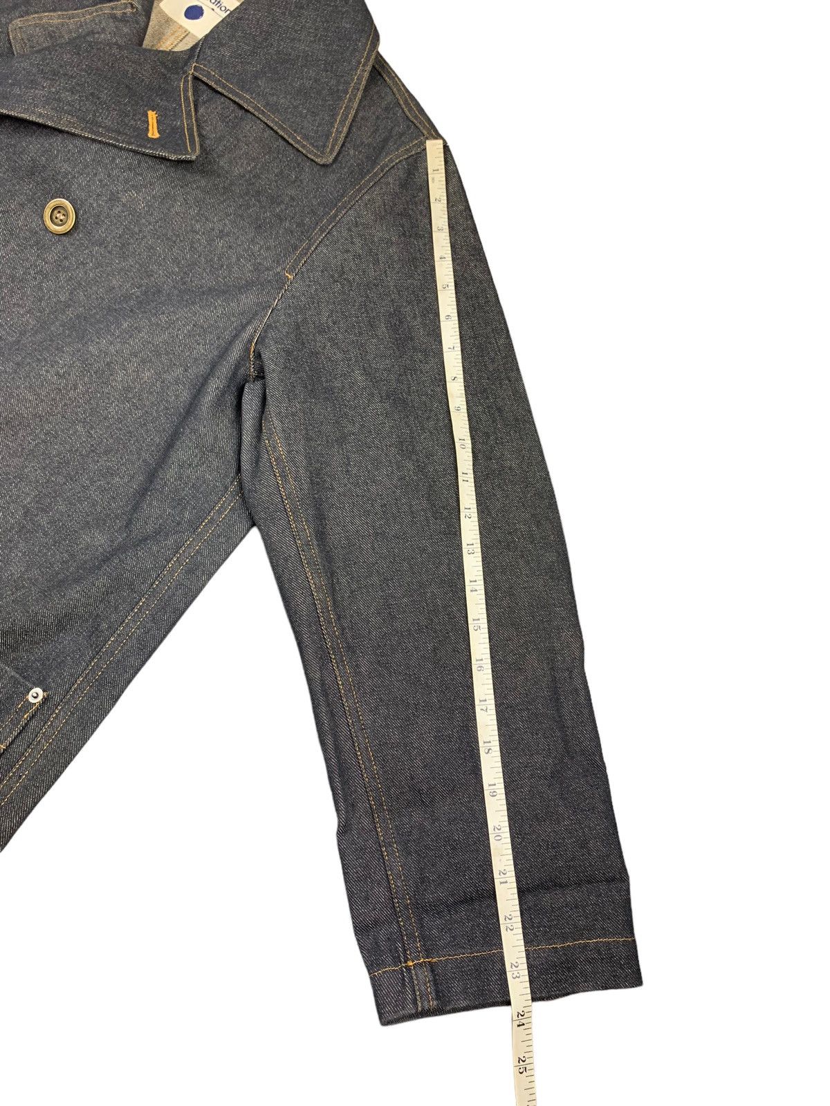 Issey Miyake Plantation by Issey Miyake Denim Overcoat Jacket Size US L / EU 52-54 / 3 - 9 Thumbnail