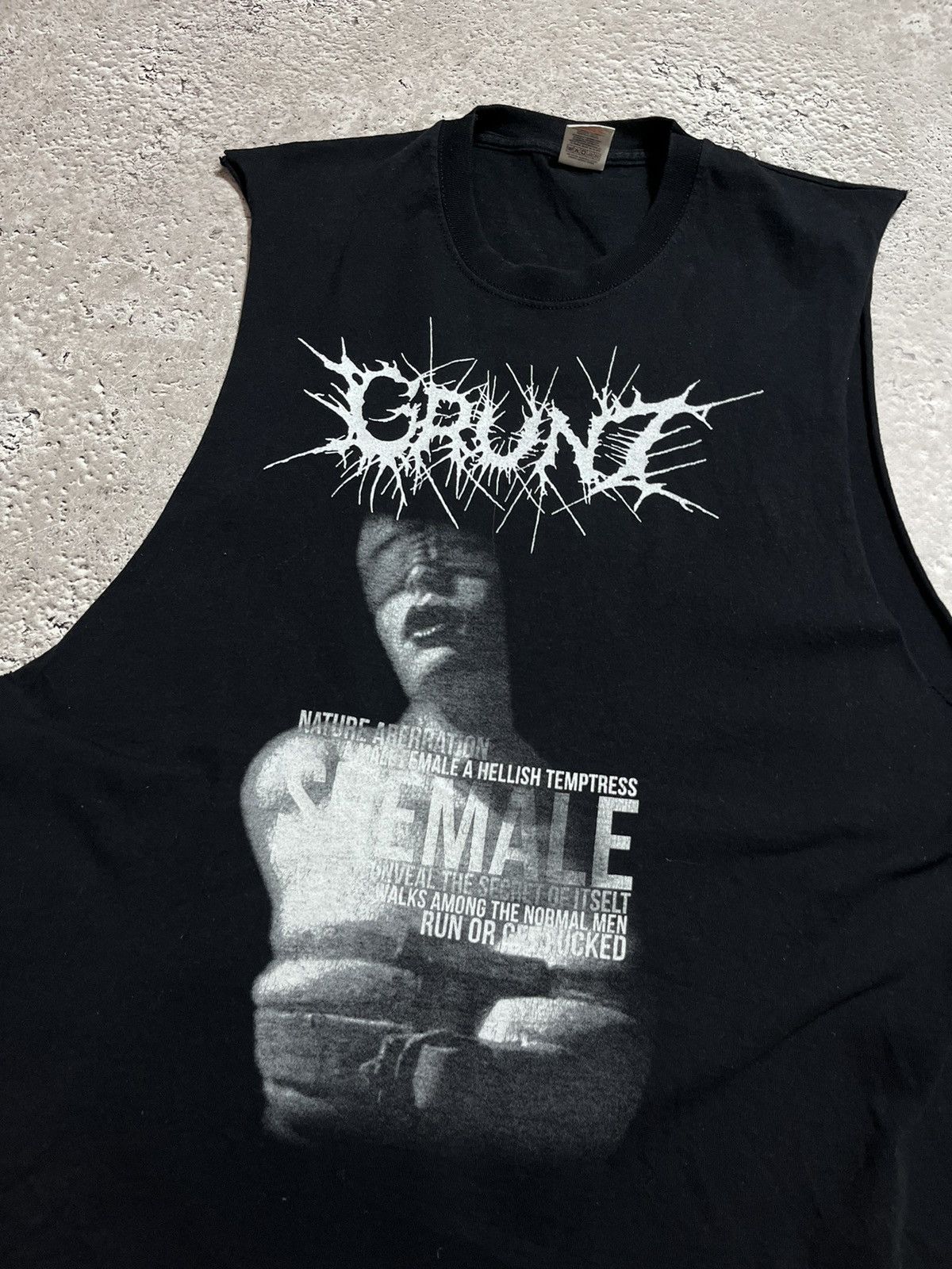 Band Tees Grunt Grind sleeveless tank top Size US XL / EU 56 / 4 - 2 Thumbnail