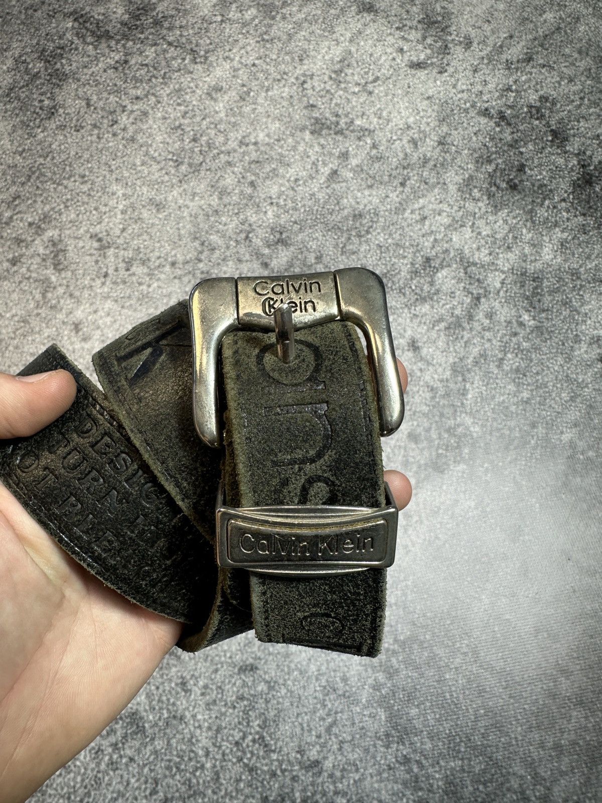Calvin Klein Y2K Calvin Klein CK Logo Belts Hype Streetwear Rare USA Size ONE SIZE - 2 Thumbnail