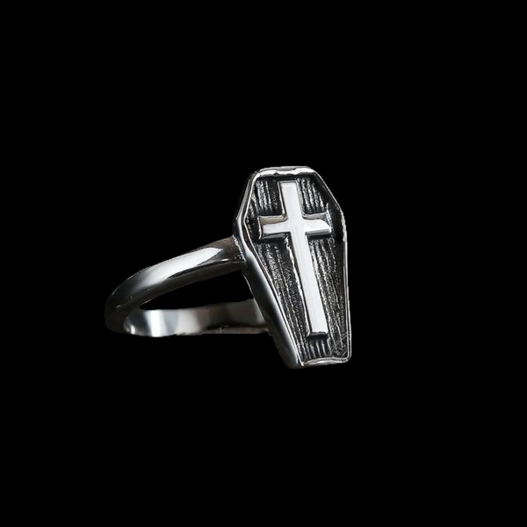 Japanese Brand × Jewelry × Vintage Vampire Cross Coffin Ring Size ONE SIZE - 1 Thumbnail