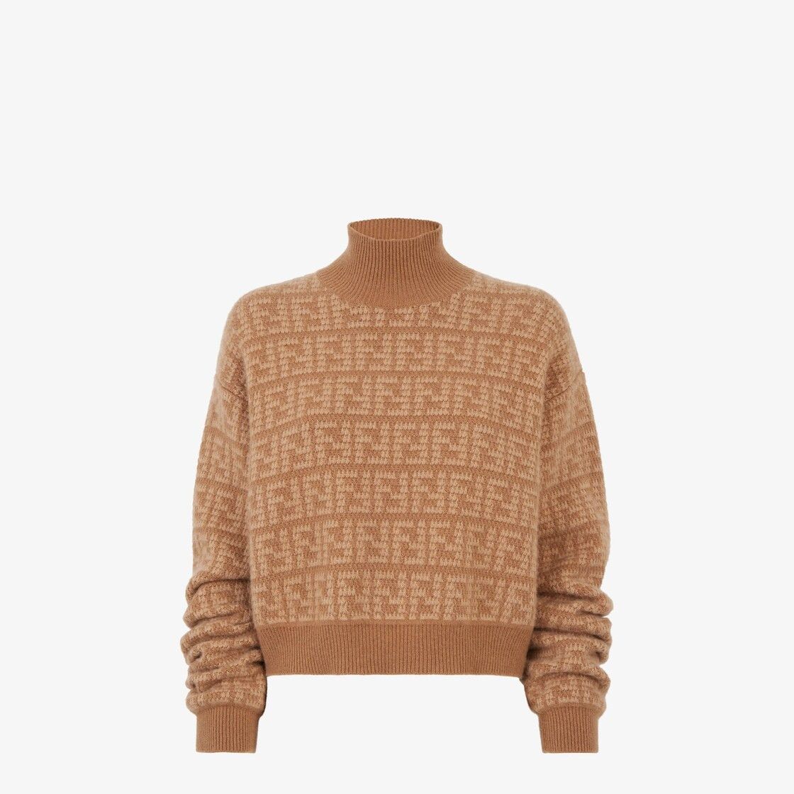 Fendi o1w1db10425 Pullover Sweater in Camel Size L / US 10 / IT 46 - 1 Thumbnail