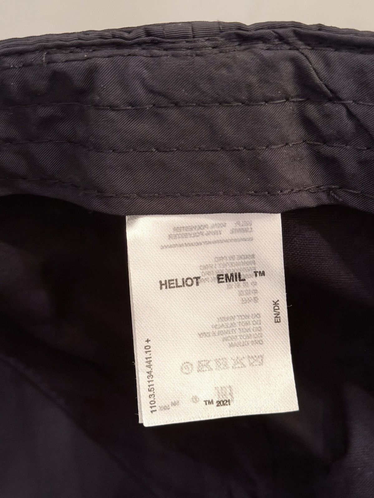 Heliot Emil Black Layered Cap Size ONE SIZE - 5 Thumbnail