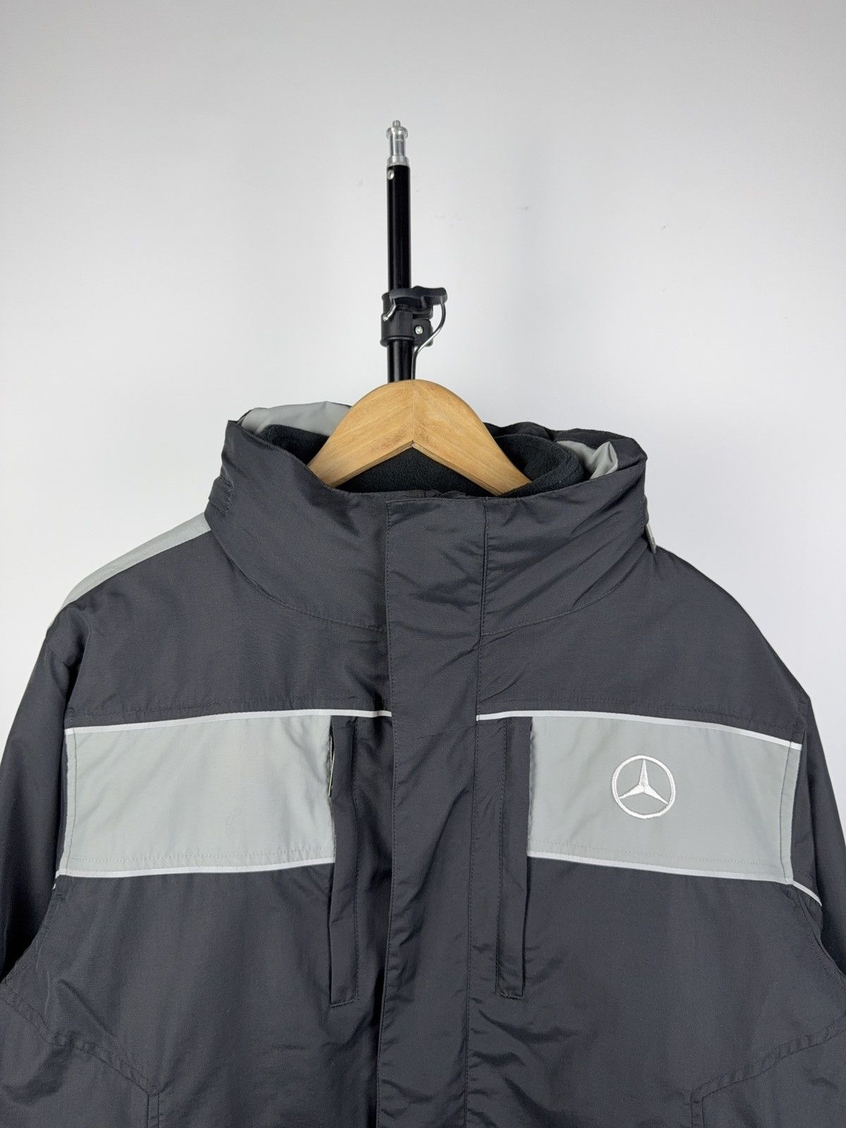 Mercedes-Benz × Vintage Official Mercedes ninja Racing Black F1 Big Logo 90s Rare Size US M / EU 48-50 / 2 - 3 Thumbnail