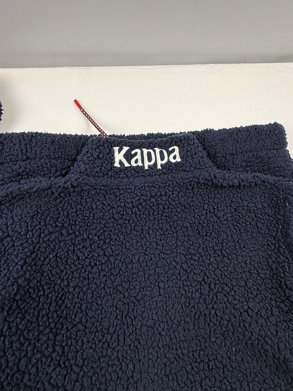 Kappa Kappa Iris Navy Fleece Quarter-Zip Sweatshirt Men Size S Size US S / EU 44-46 / 1 - 9 Thumbnail